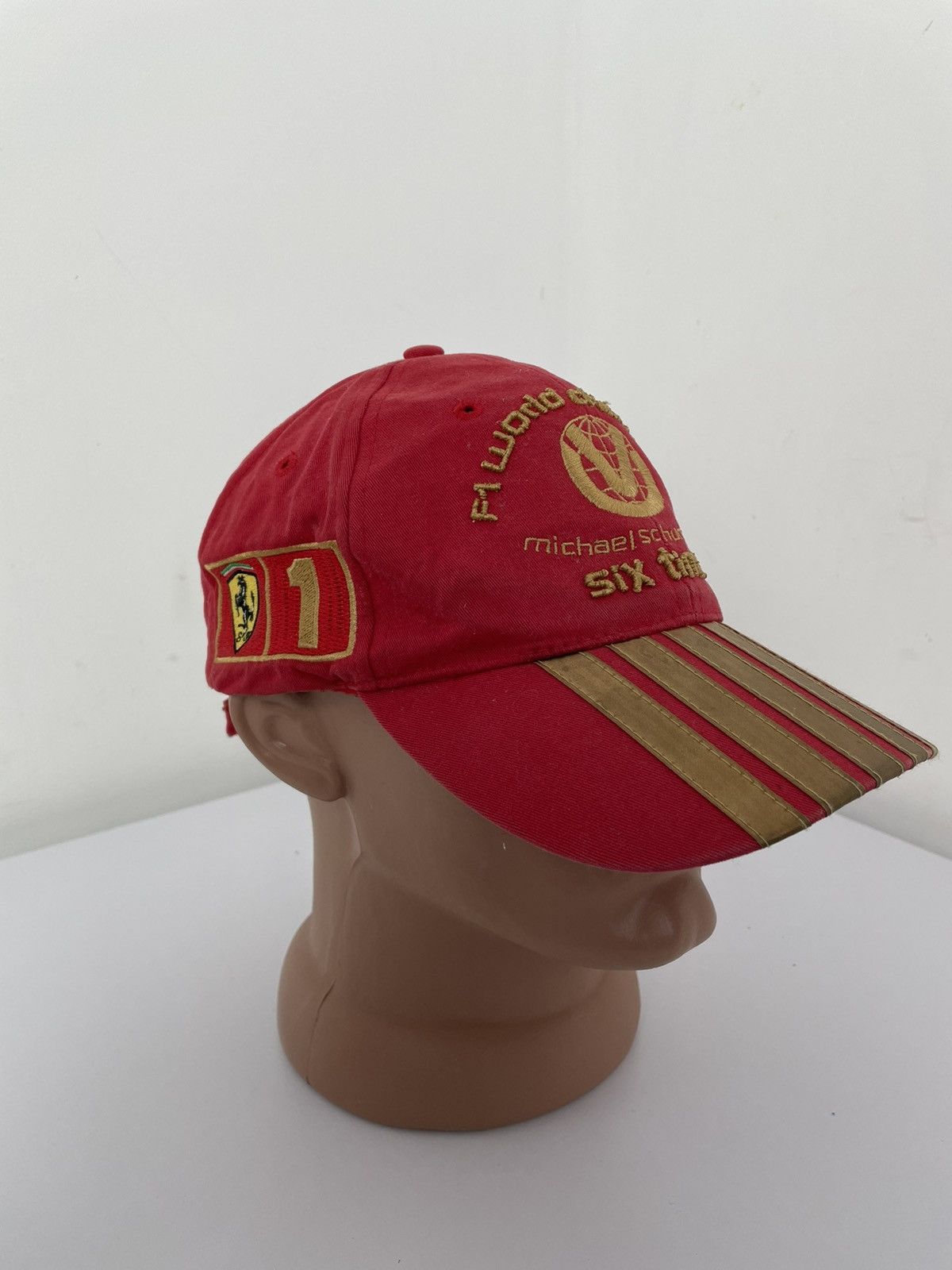 Ferrari × Formula 1 Vintage Ferrari Michael Schumacher F1 Word Championship Cap Size ONE SIZE - 8 Thumbnail