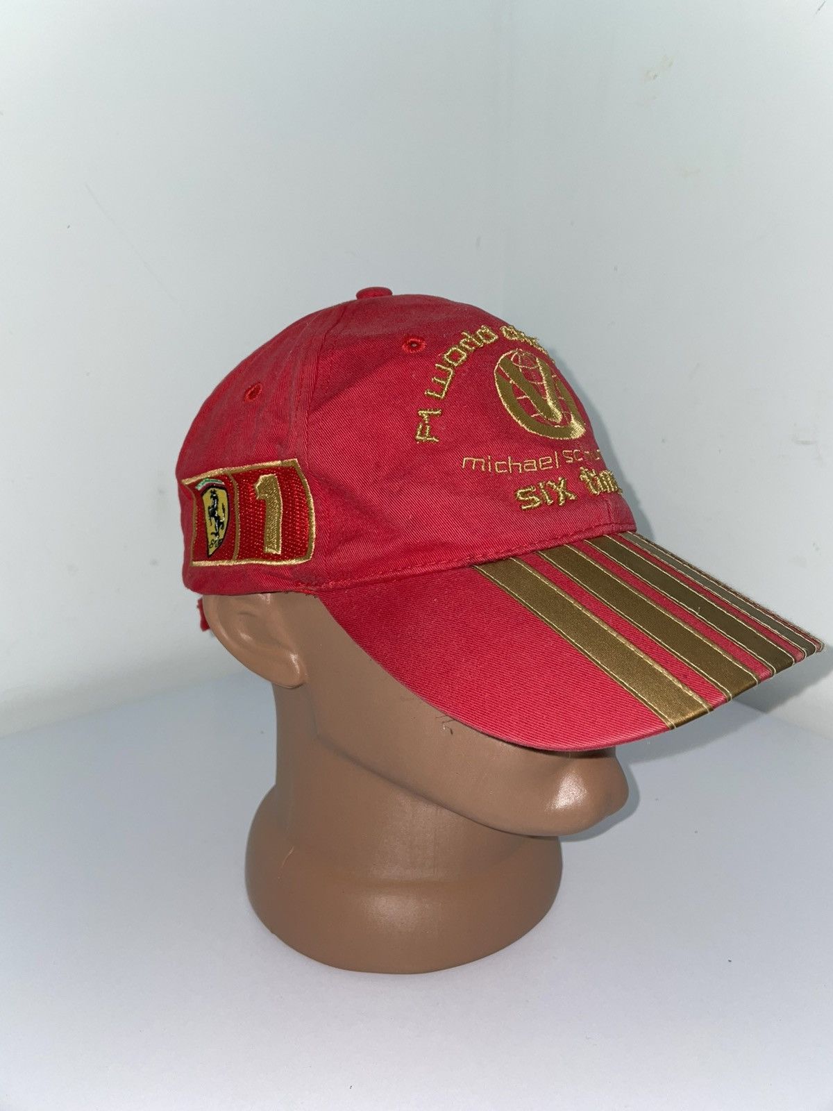 Ferrari × Formula 1 Vintage Ferrari Michael Schumacher F1 Word Championship Cap Size ONE SIZE - 7 Thumbnail