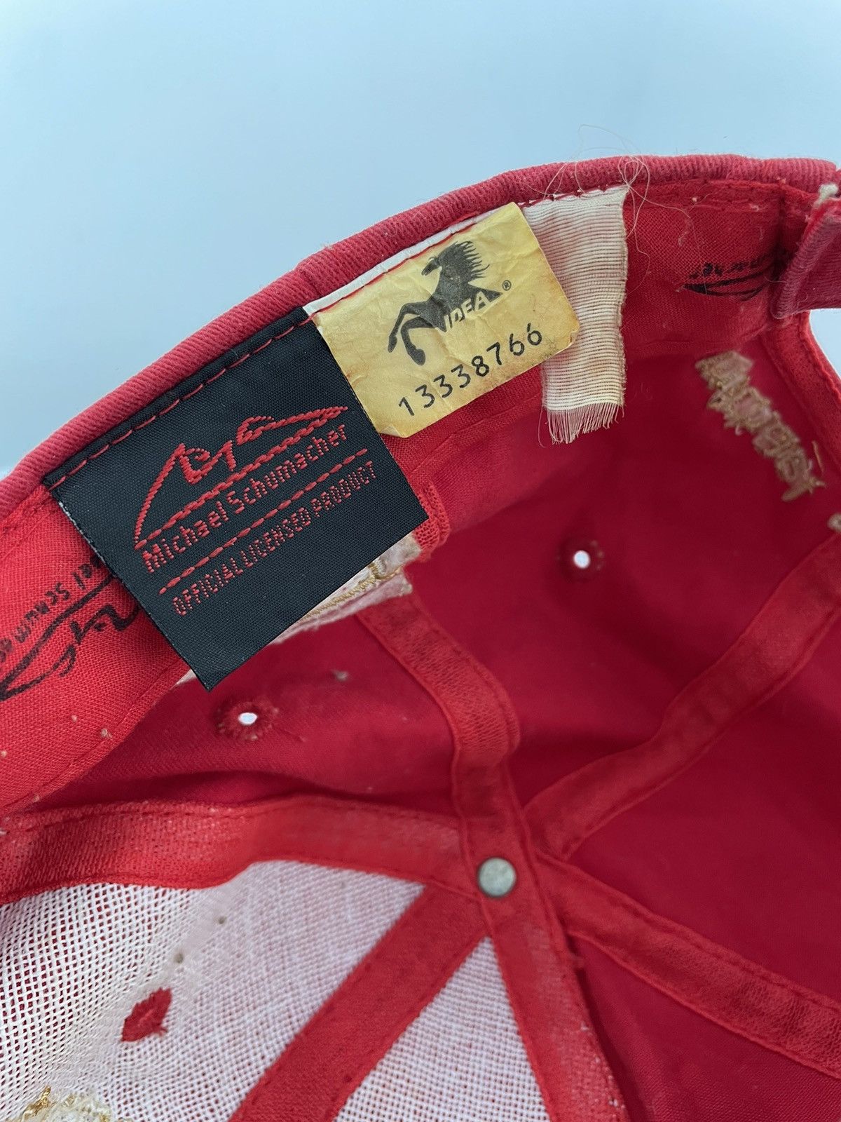 Ferrari × Formula 1 Vintage Ferrari Michael Schumacher F1 Word Championship Cap Size ONE SIZE - 15 Thumbnail