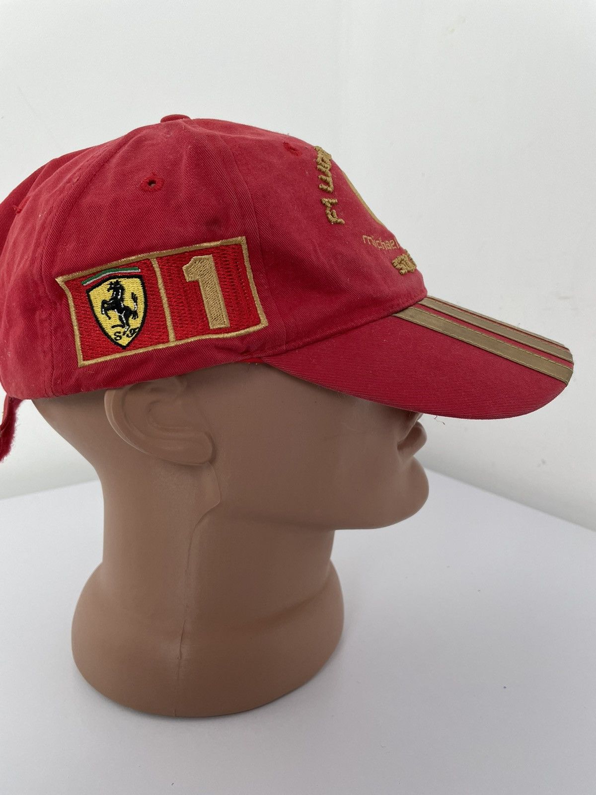 Ferrari × Formula 1 Vintage Ferrari Michael Schumacher F1 Word Championship Cap Size ONE SIZE - 9 Thumbnail