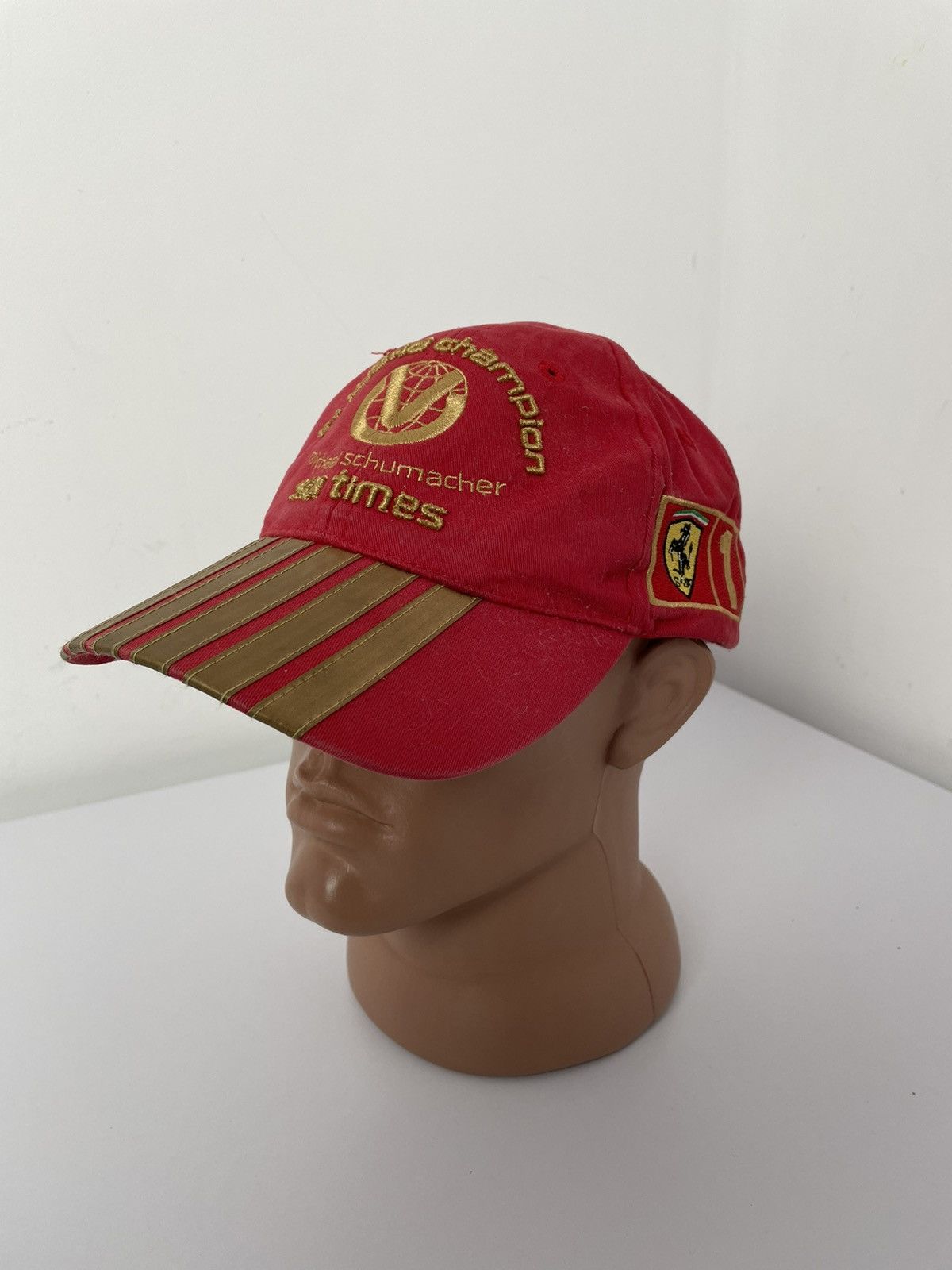 Ferrari × Formula 1 Vintage Ferrari Michael Schumacher F1 Word Championship Cap Size ONE SIZE - 4 Thumbnail