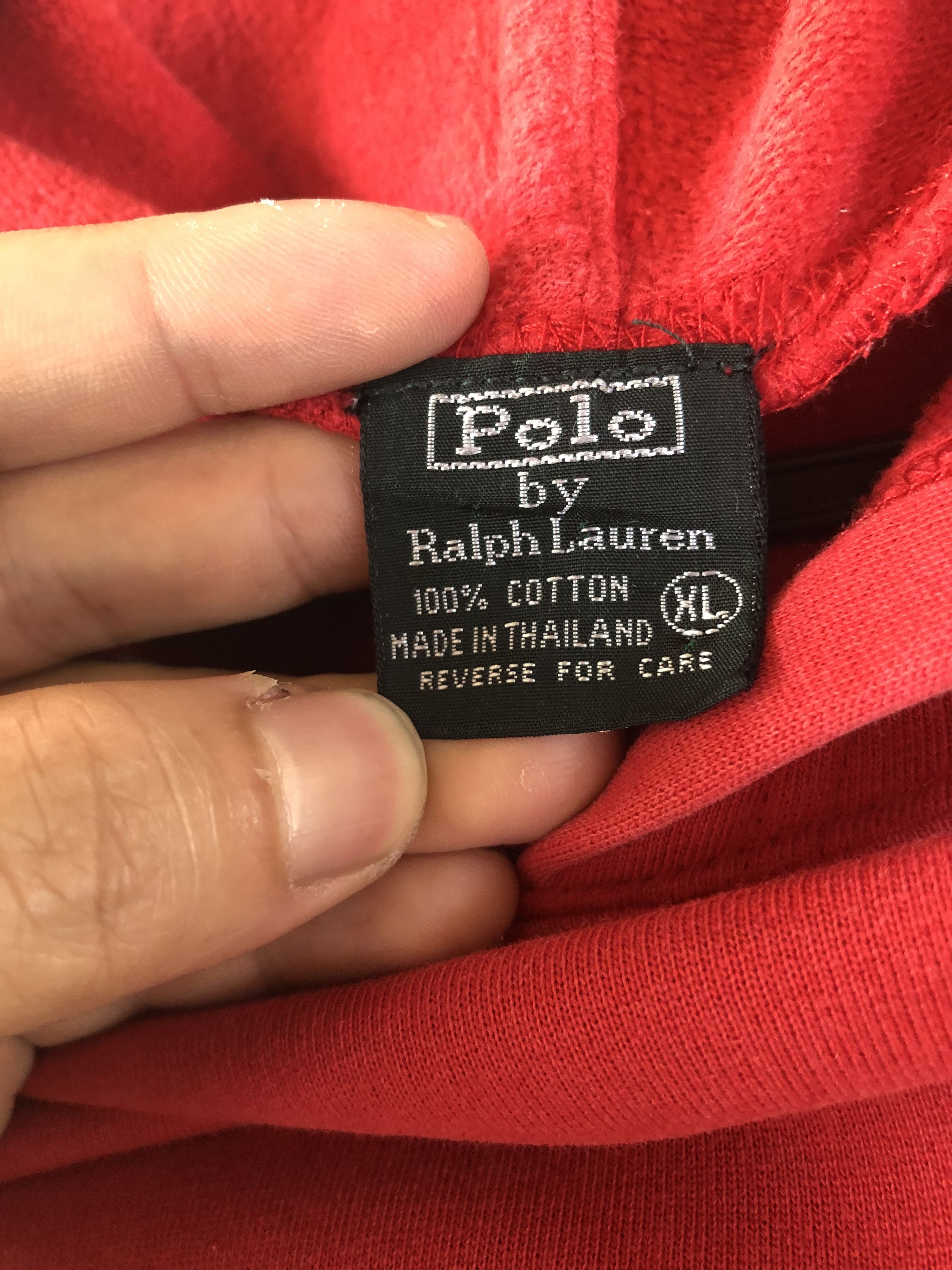 Polo Ralph Lauren VINTAGE POLO BY RALPH LAUREN SPELL OUT HOODIE Size US L / EU 52-54 / 3 - 10 Thumbnail