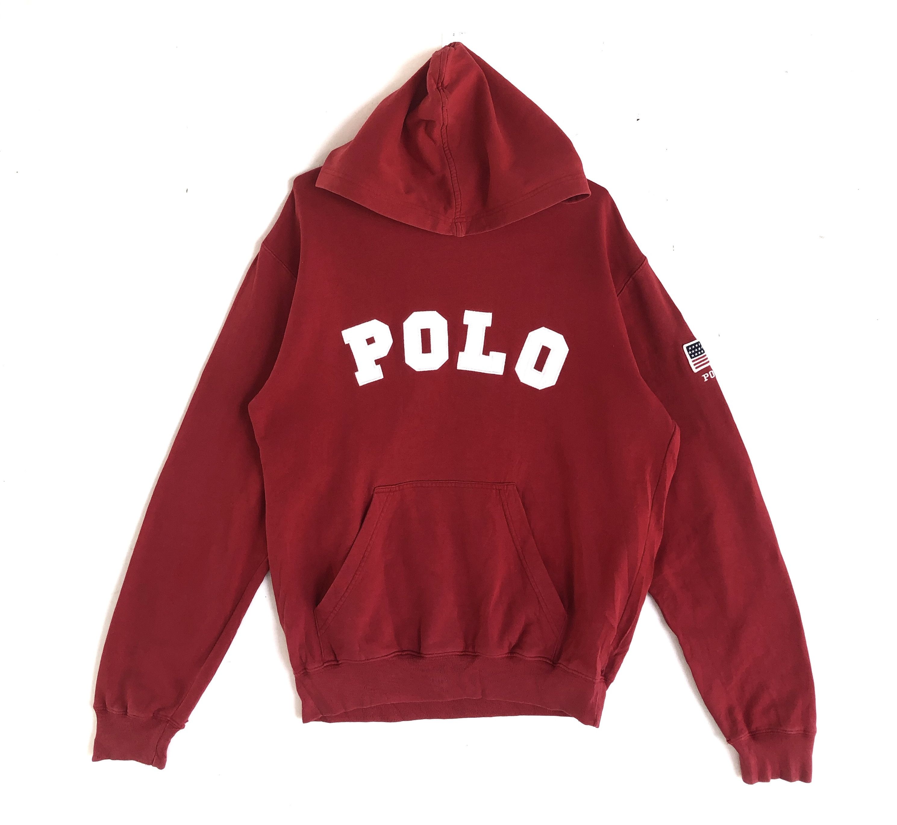 Polo Ralph Lauren VINTAGE POLO BY RALPH LAUREN SPELL OUT HOODIE Size US L / EU 52-54 / 3 - 1 Thumbnail