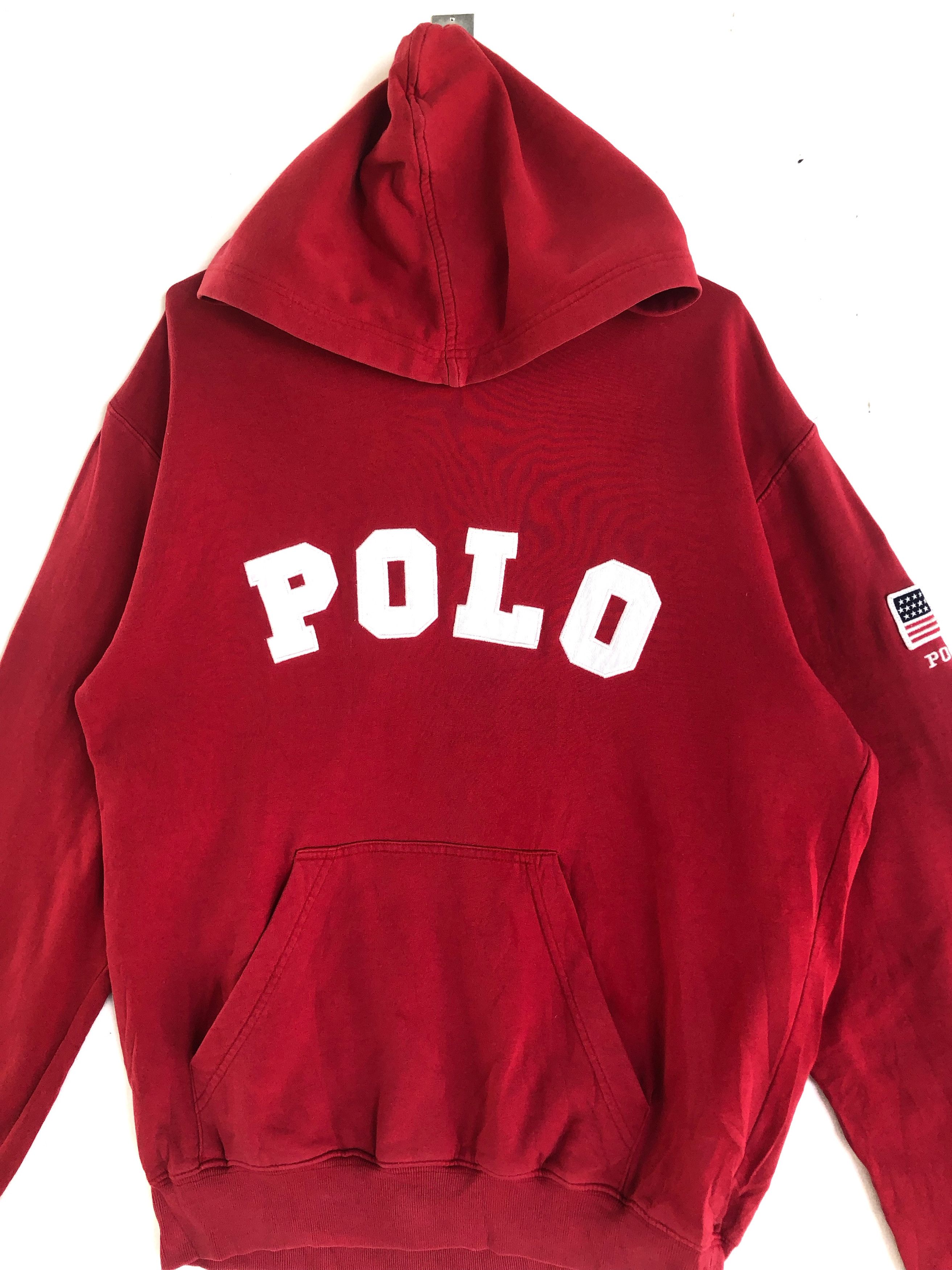 Polo Ralph Lauren VINTAGE POLO BY RALPH LAUREN SPELL OUT HOODIE Size US L / EU 52-54 / 3 - 3 Thumbnail