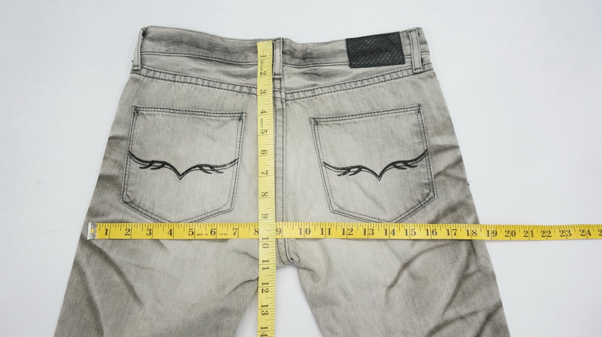 GOSTAR DE FUGA Vintage FUGA Smokey Distressed Lowrise Flared Denim Size US 29 - 15 Thumbnail