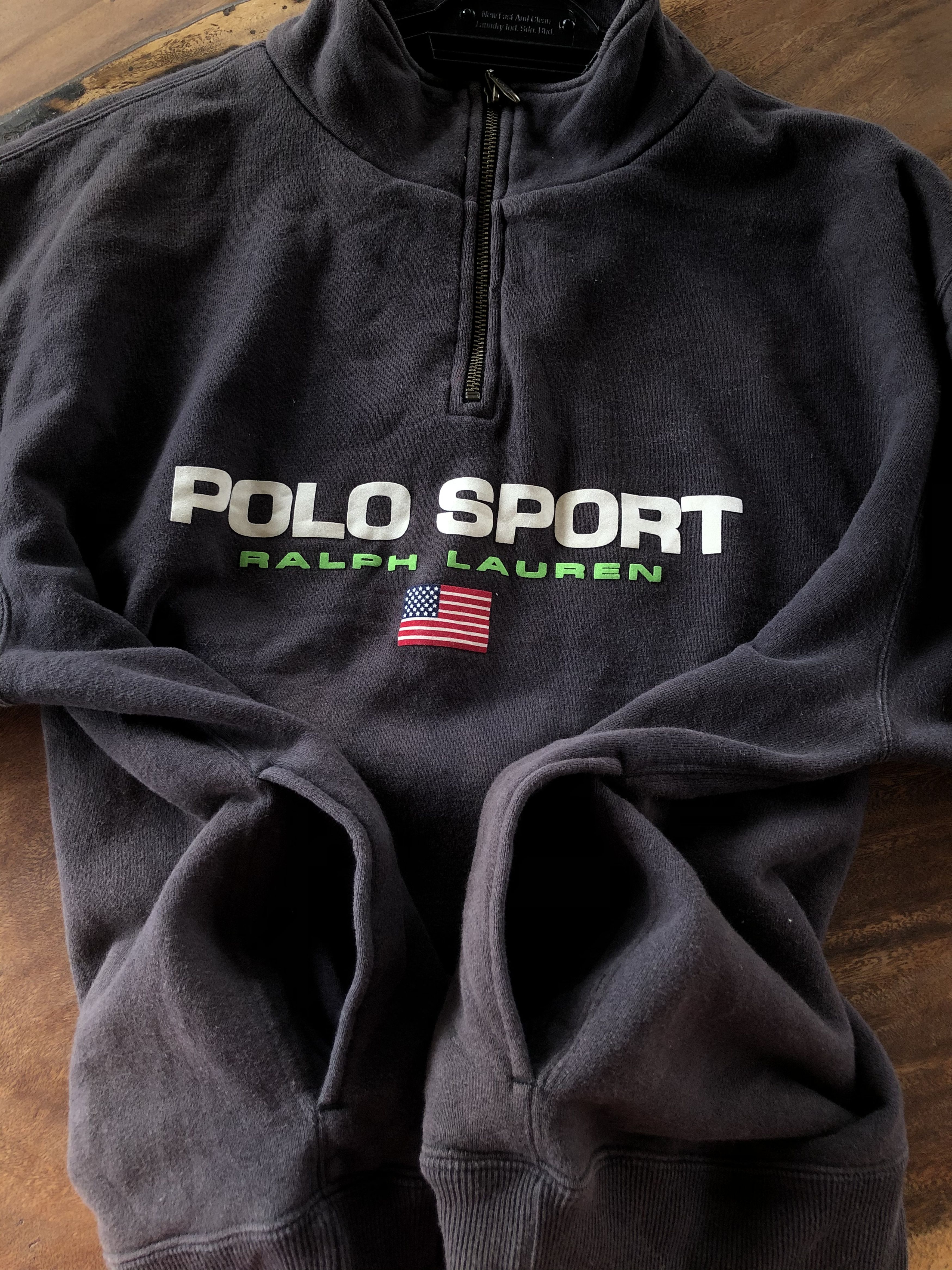 Polo Ralph Lauren VINTAGE DISTRESS POLO SPORT BIG LOGO LOOSE FIT SWEATSHIRT Size US M / EU 48-50 / 2 - 7 Thumbnail