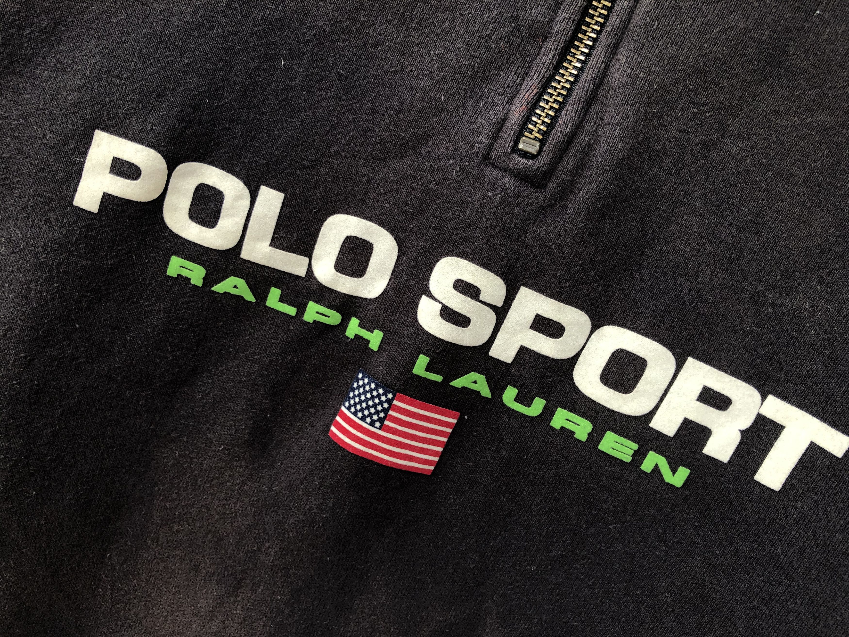 Polo Ralph Lauren VINTAGE DISTRESS POLO SPORT BIG LOGO LOOSE FIT SWEATSHIRT Size US M / EU 48-50 / 2 - 3 Thumbnail