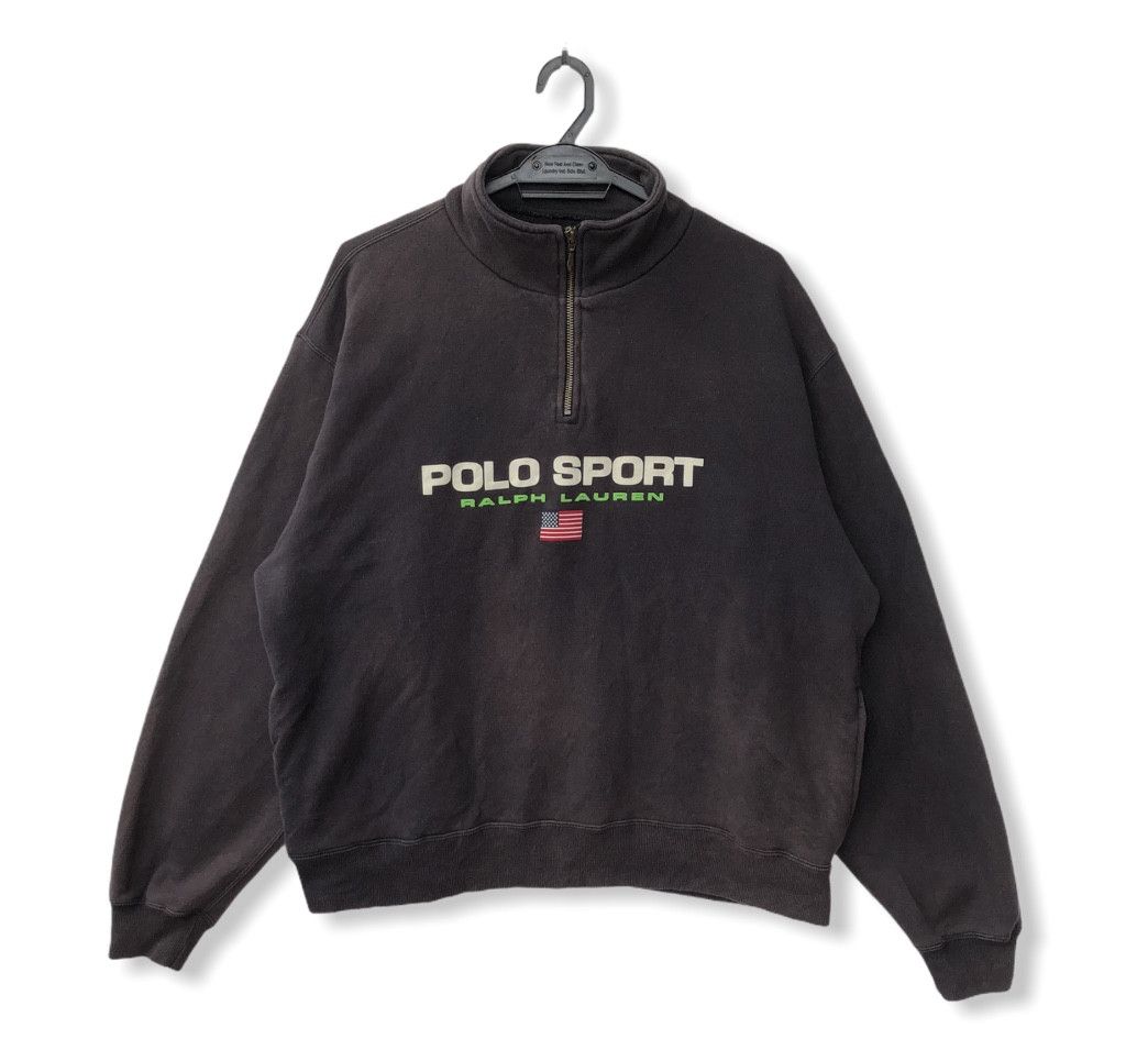 Polo Ralph Lauren VINTAGE DISTRESS POLO SPORT BIG LOGO LOOSE FIT SWEATSHIRT Size US M / EU 48-50 / 2 - 1 Thumbnail