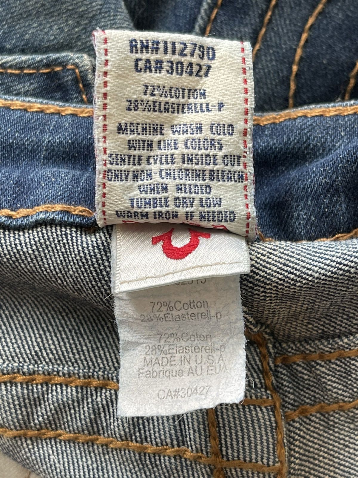 True Religion True Religion Twisted Flare Denim Size 26" / US 2 / IT 38 - 15 Thumbnail