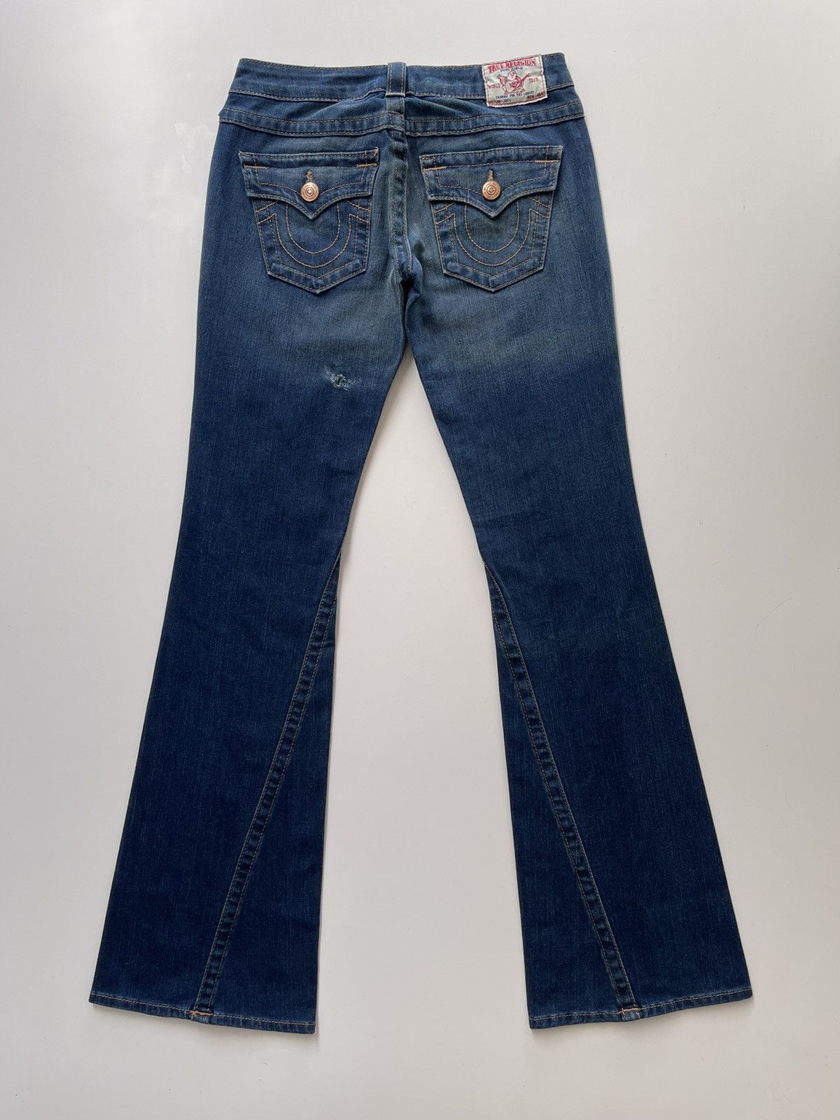 True Religion True Religion Twisted Flare Denim Size 26" / US 2 / IT 38 - 2 Thumbnail