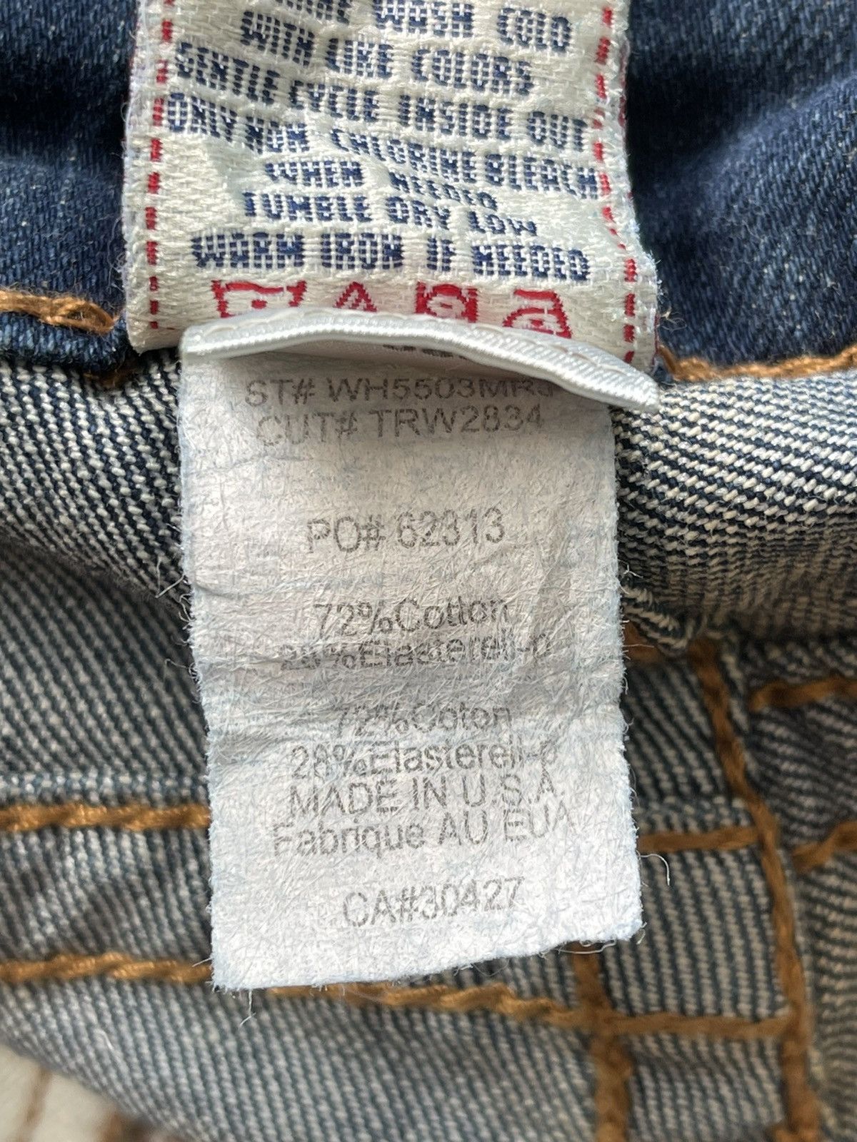 True Religion True Religion Twisted Flare Denim Size 26" / US 2 / IT 38 - 17 Thumbnail
