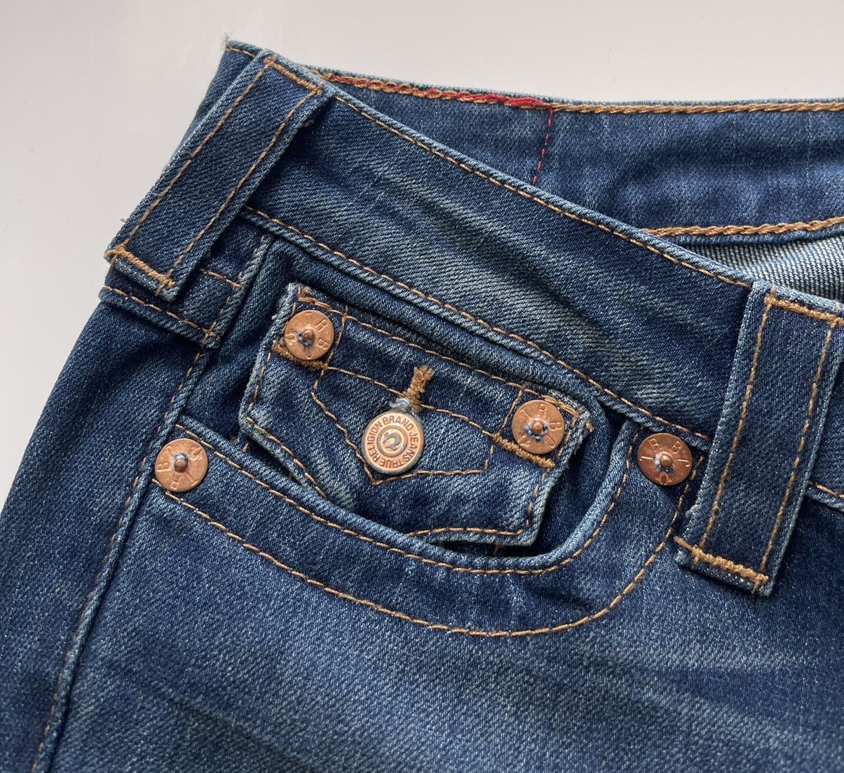 True Religion True Religion Twisted Flare Denim Size 26" / US 2 / IT 38 - 9 Thumbnail