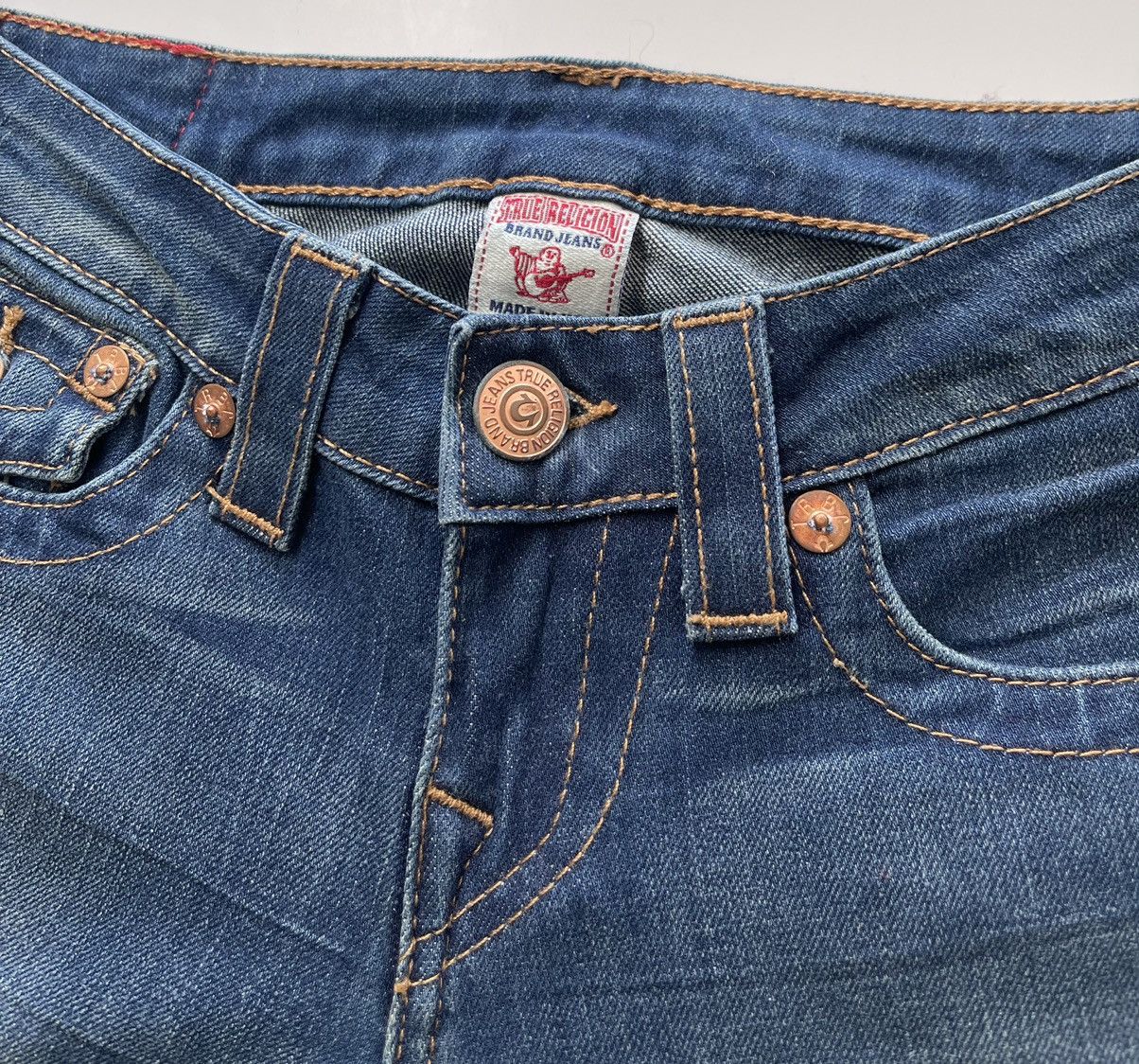 True Religion True Religion Twisted Flare Denim Size 26" / US 2 / IT 38 - 8 Thumbnail