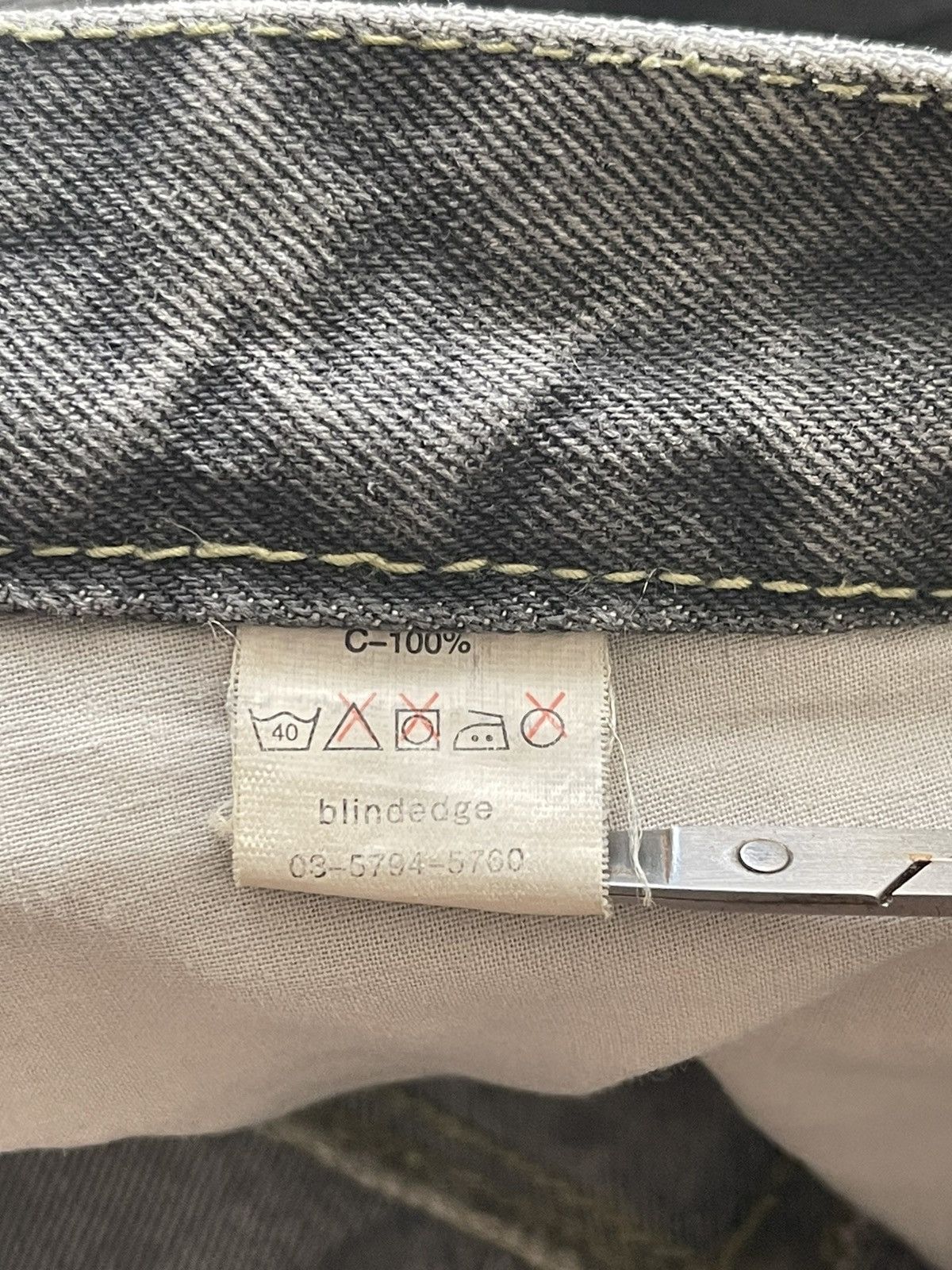 Japanese Brand Japanese Blindedge Twist Rusty Denim Size US 31 - 14 Thumbnail