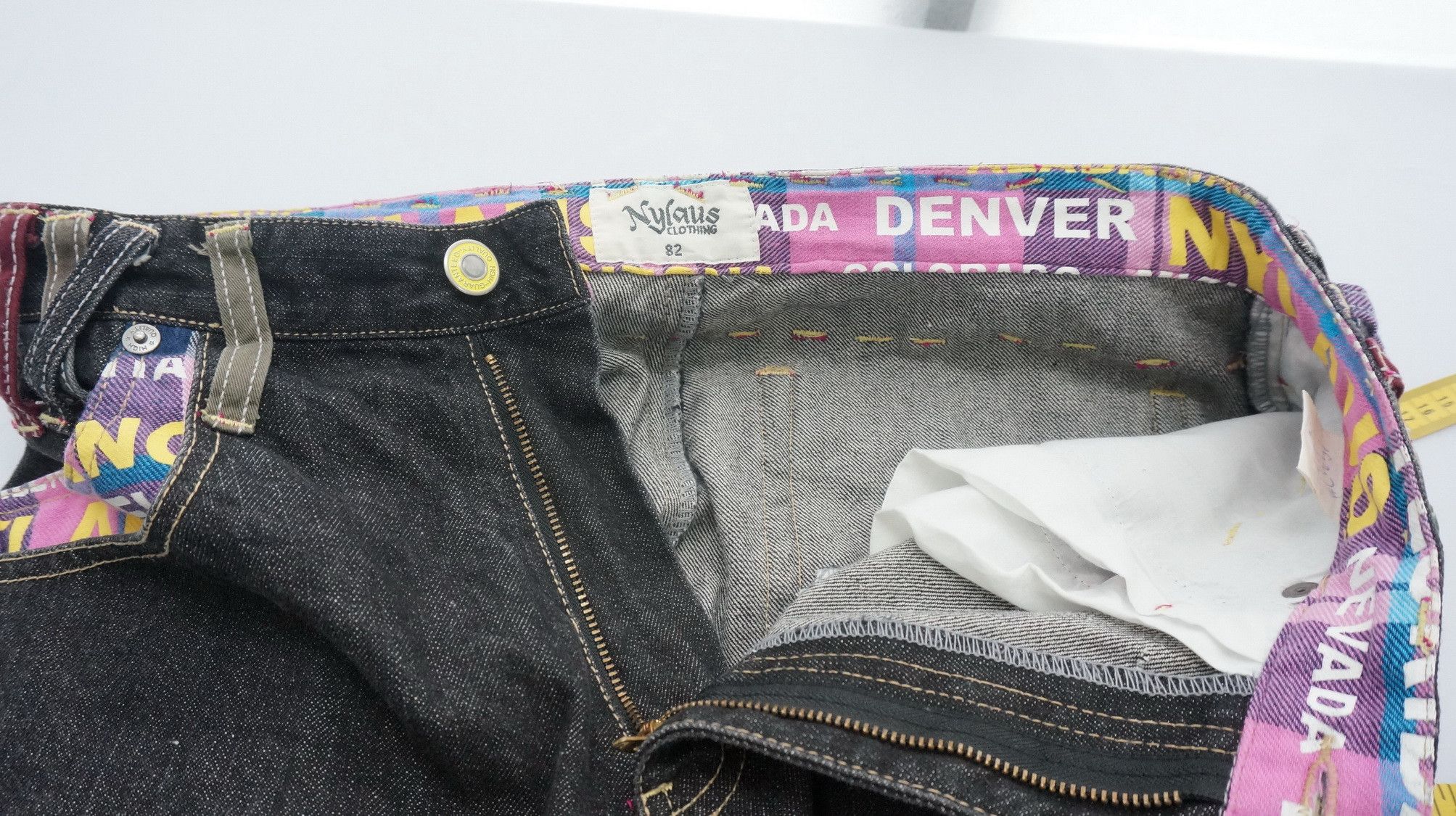 Japanese Brand Japan NYLAUS Multi pockets Black Jeans Size US 32 / EU 48 - 18 Thumbnail