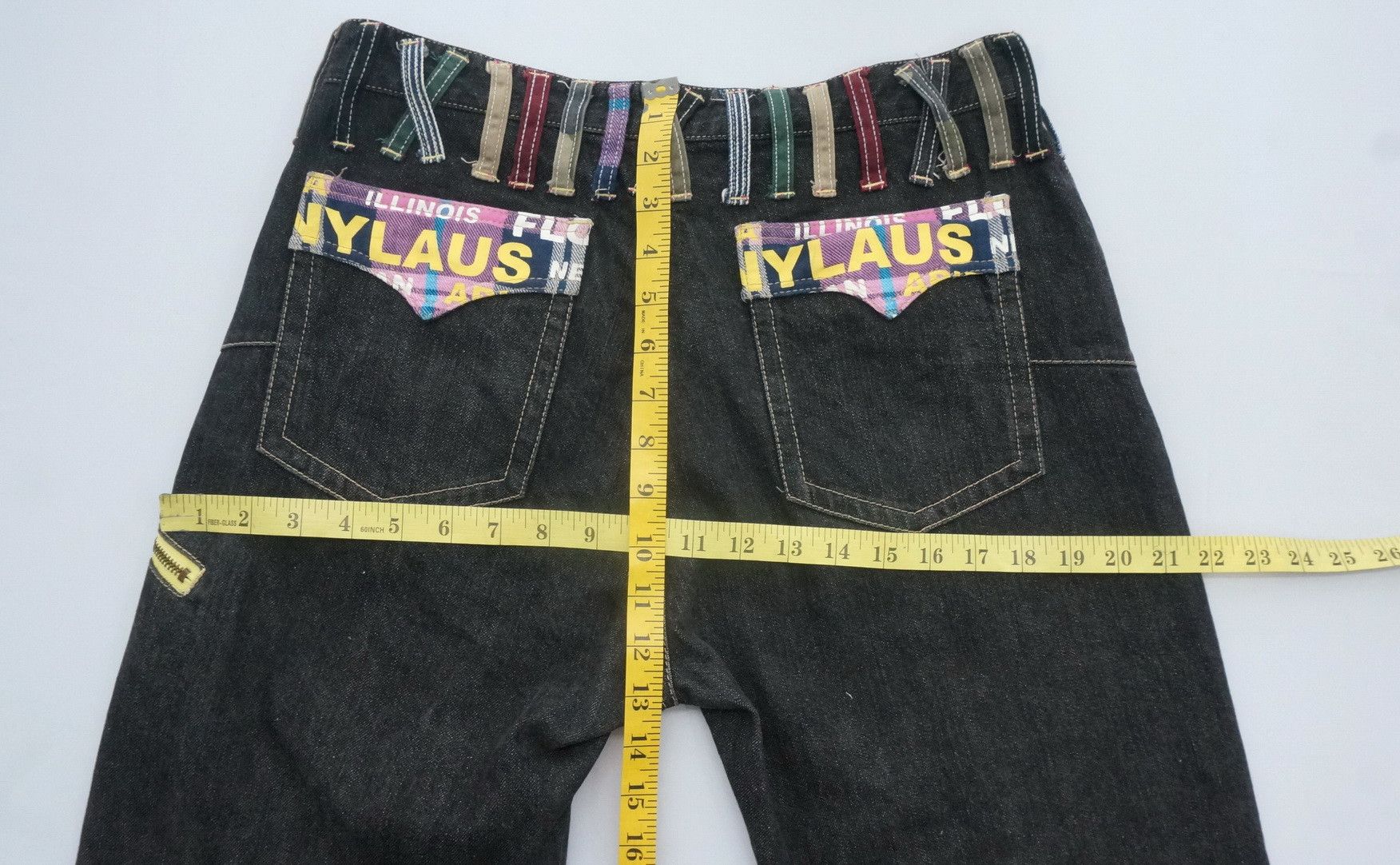 Japanese Brand Japan NYLAUS Multi pockets Black Jeans Size US 32 / EU 48 - 14 Thumbnail