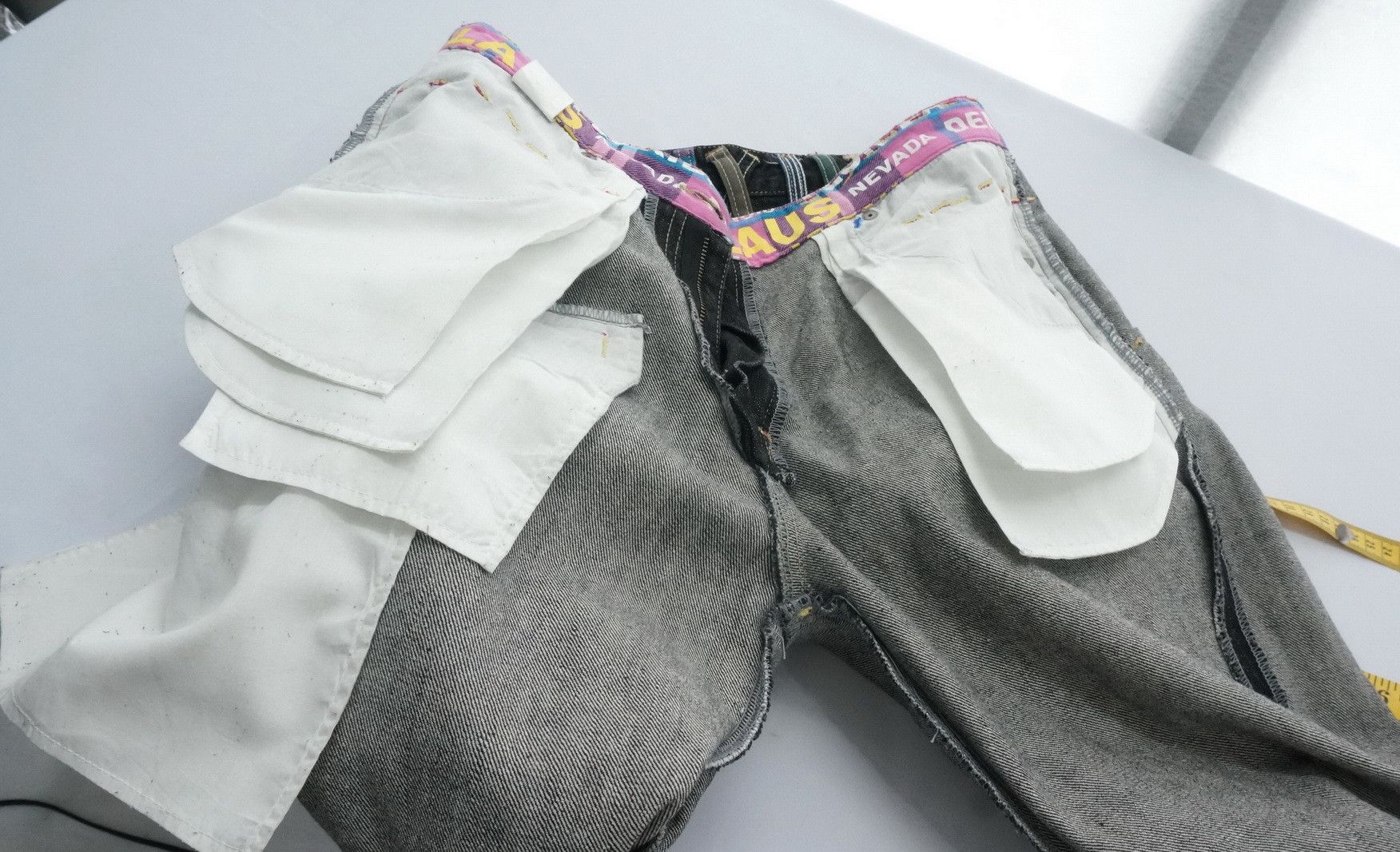 Japanese Brand Japan NYLAUS Multi pockets Black Jeans Size US 32 / EU 48 - 16 Thumbnail