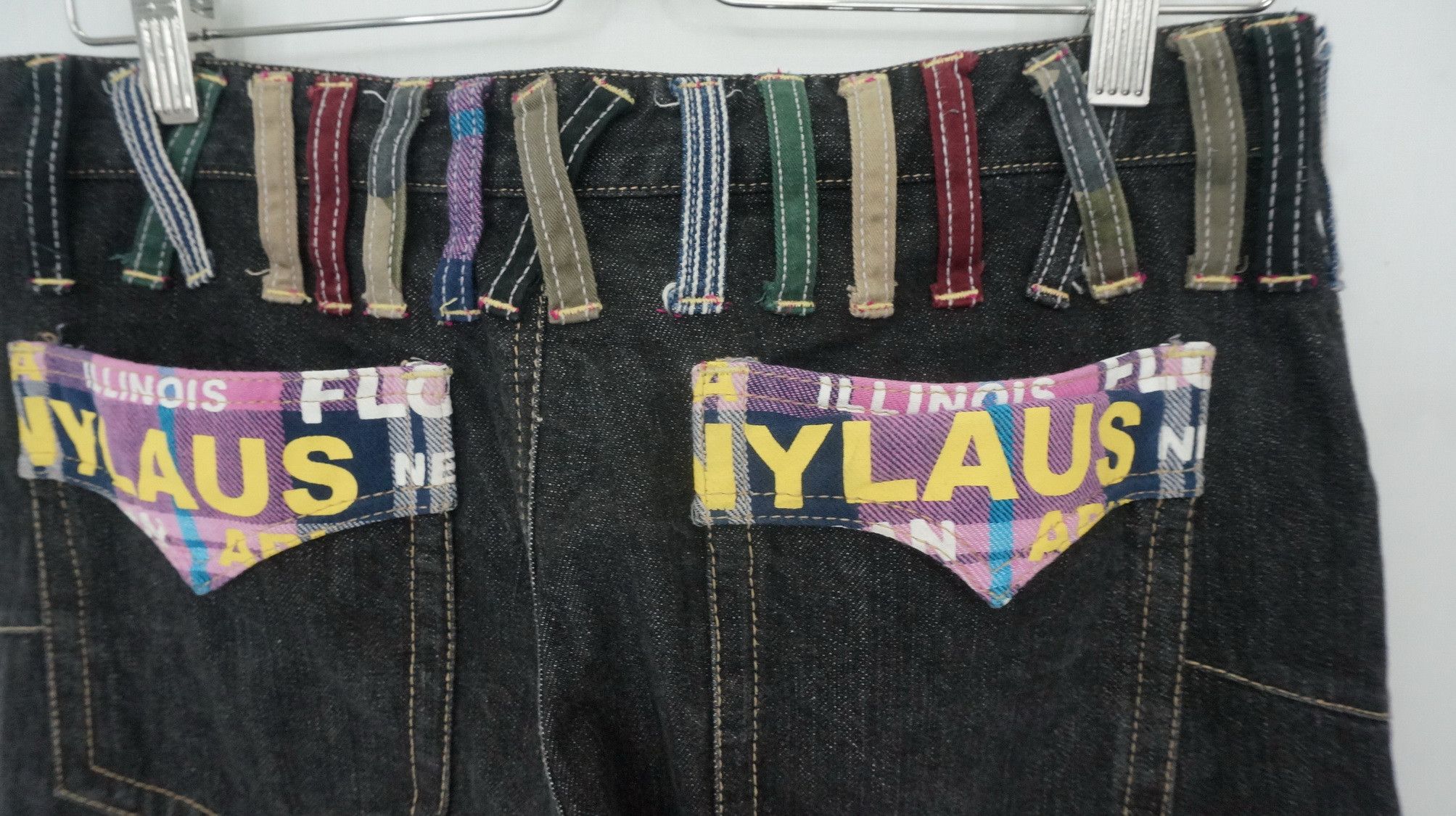 Japanese Brand Japan NYLAUS Multi pockets Black Jeans Size US 32 / EU 48 - 6 Thumbnail
