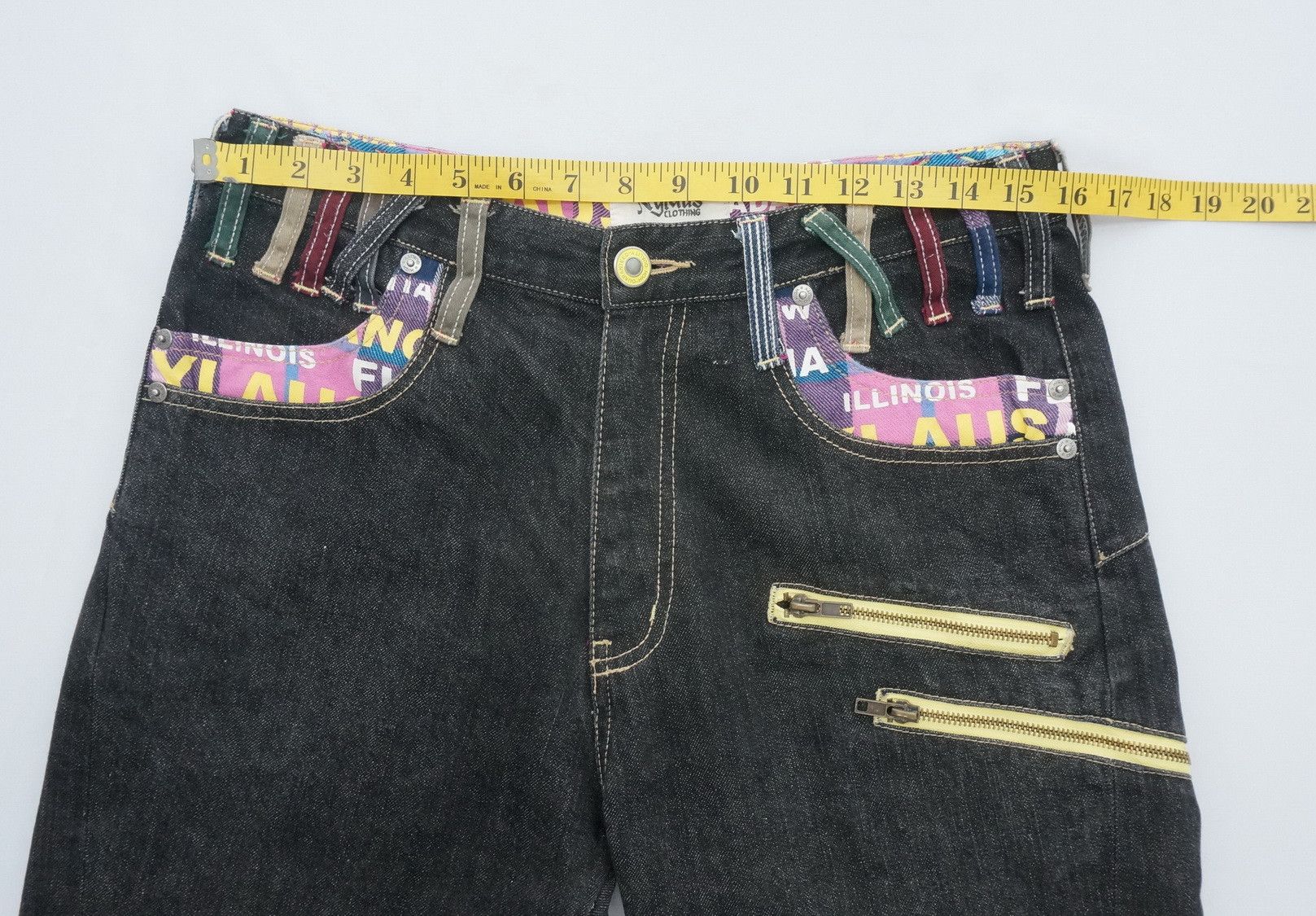 Japanese Brand Japan NYLAUS Multi pockets Black Jeans Size US 32 / EU 48 - 10 Thumbnail