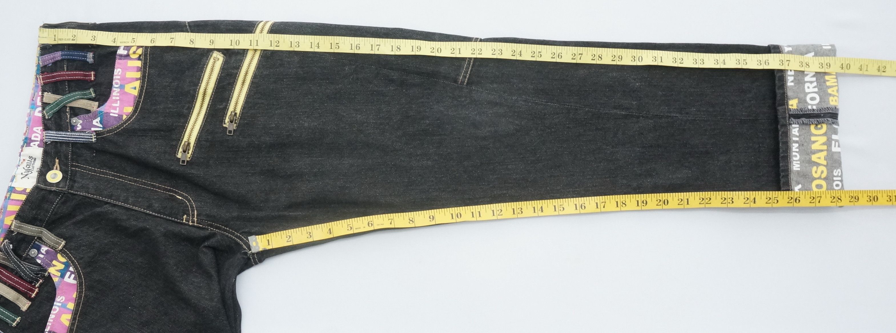 Japanese Brand Japan NYLAUS Multi pockets Black Jeans Size US 32 / EU 48 - 12 Thumbnail