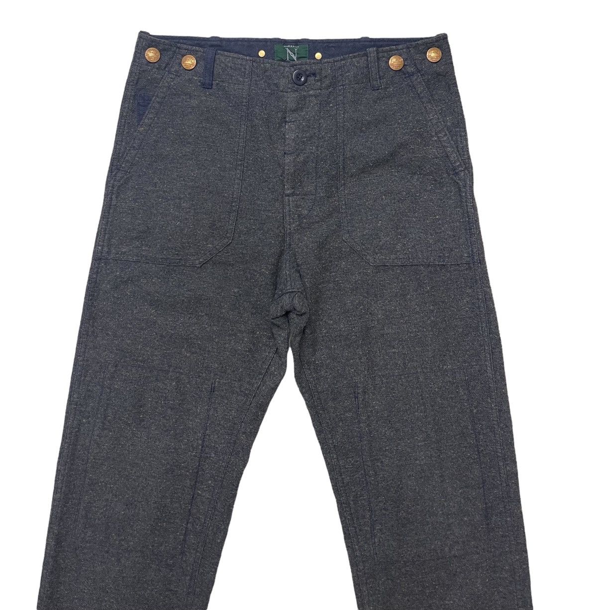 Japanese Brand RNA Double Knee Workwear Baker Pants Size US 34 / EU 50 - 8 Thumbnail