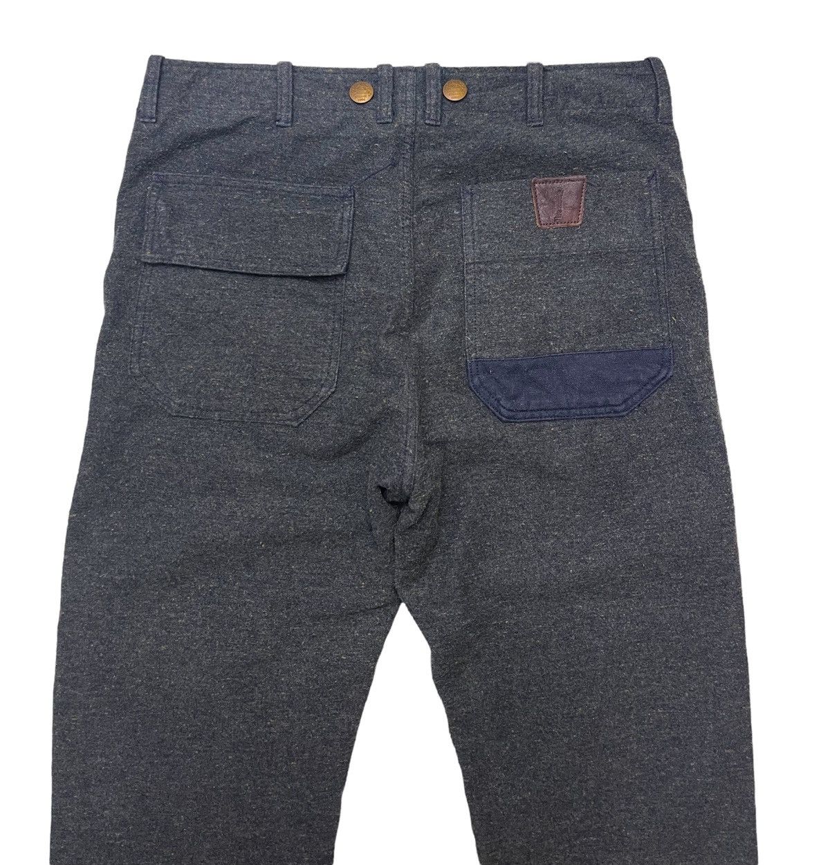 Japanese Brand RNA Double Knee Workwear Baker Pants Size US 34 / EU 50 - 6 Thumbnail