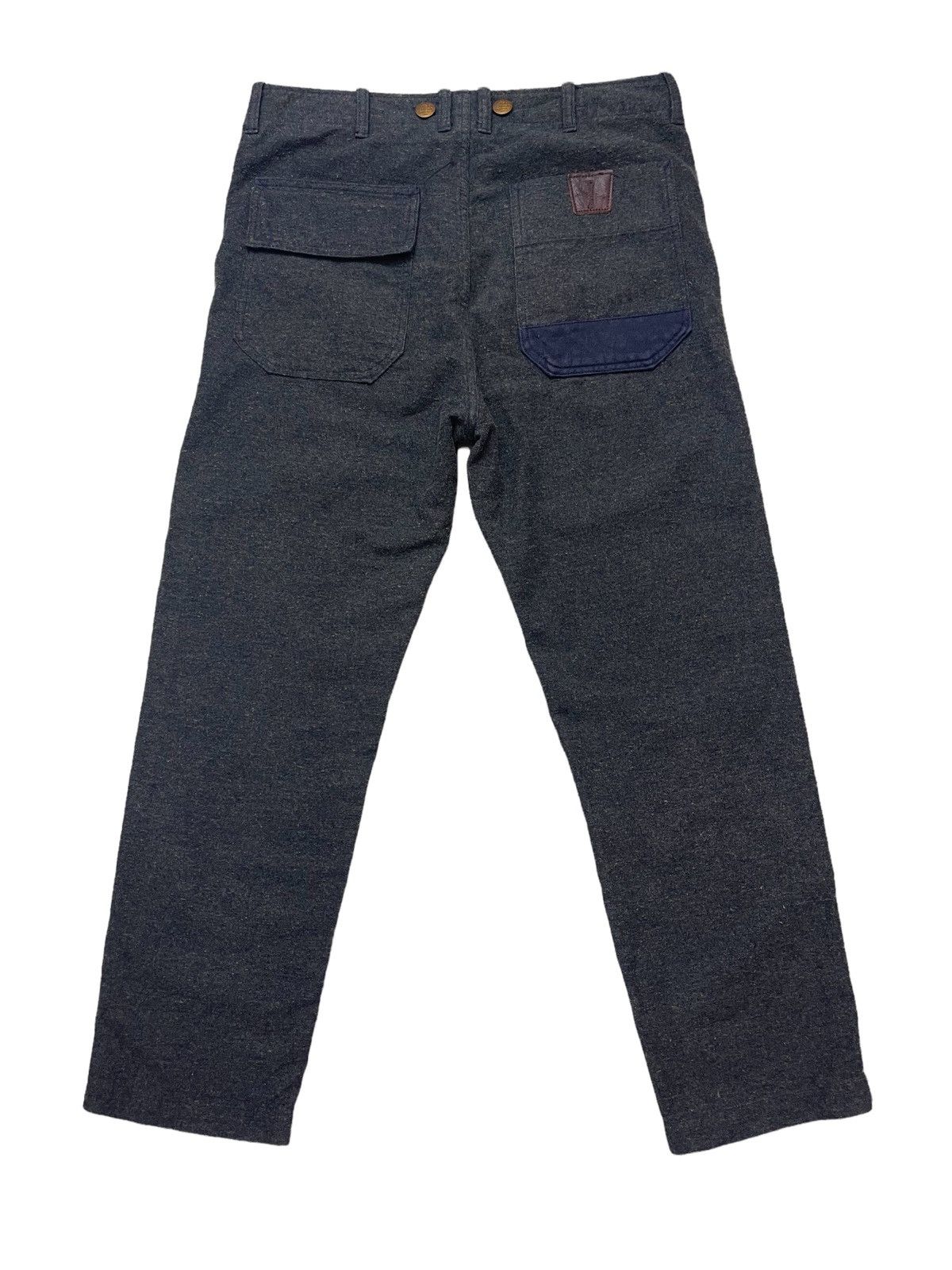 Japanese Brand RNA Double Knee Workwear Baker Pants Size US 34 / EU 50 - 13 Thumbnail