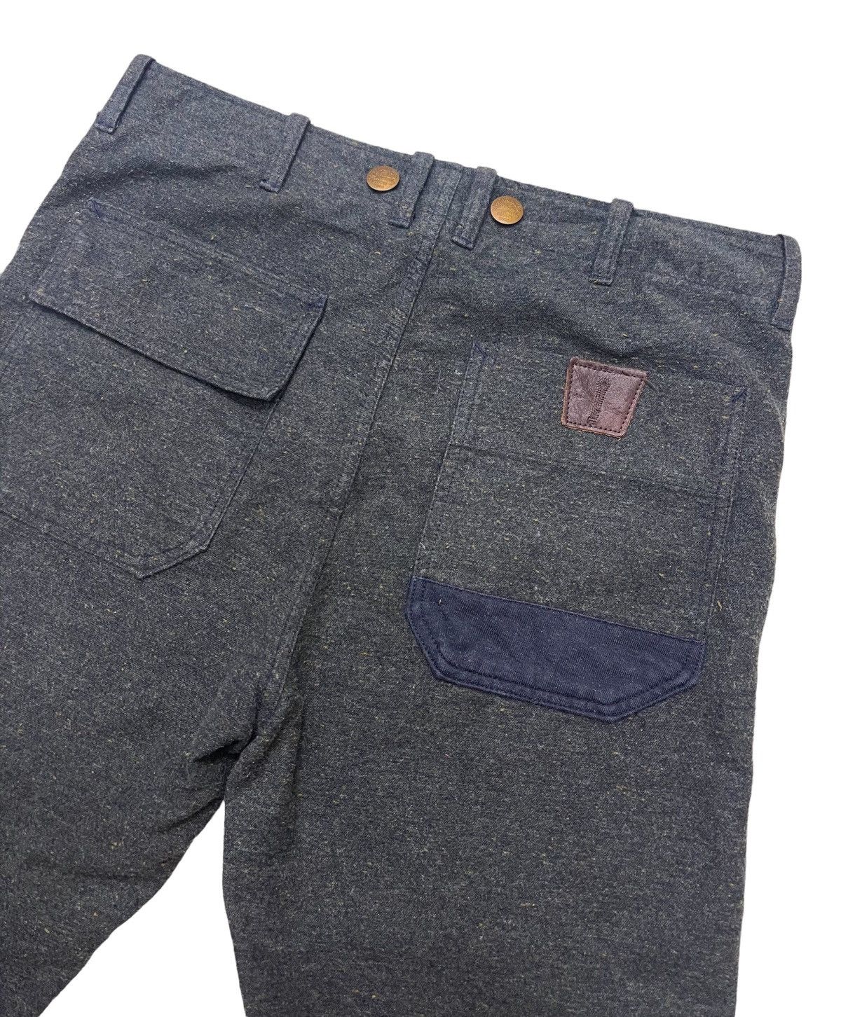 Japanese Brand RNA Double Knee Workwear Baker Pants Size US 34 / EU 50 - 7 Thumbnail