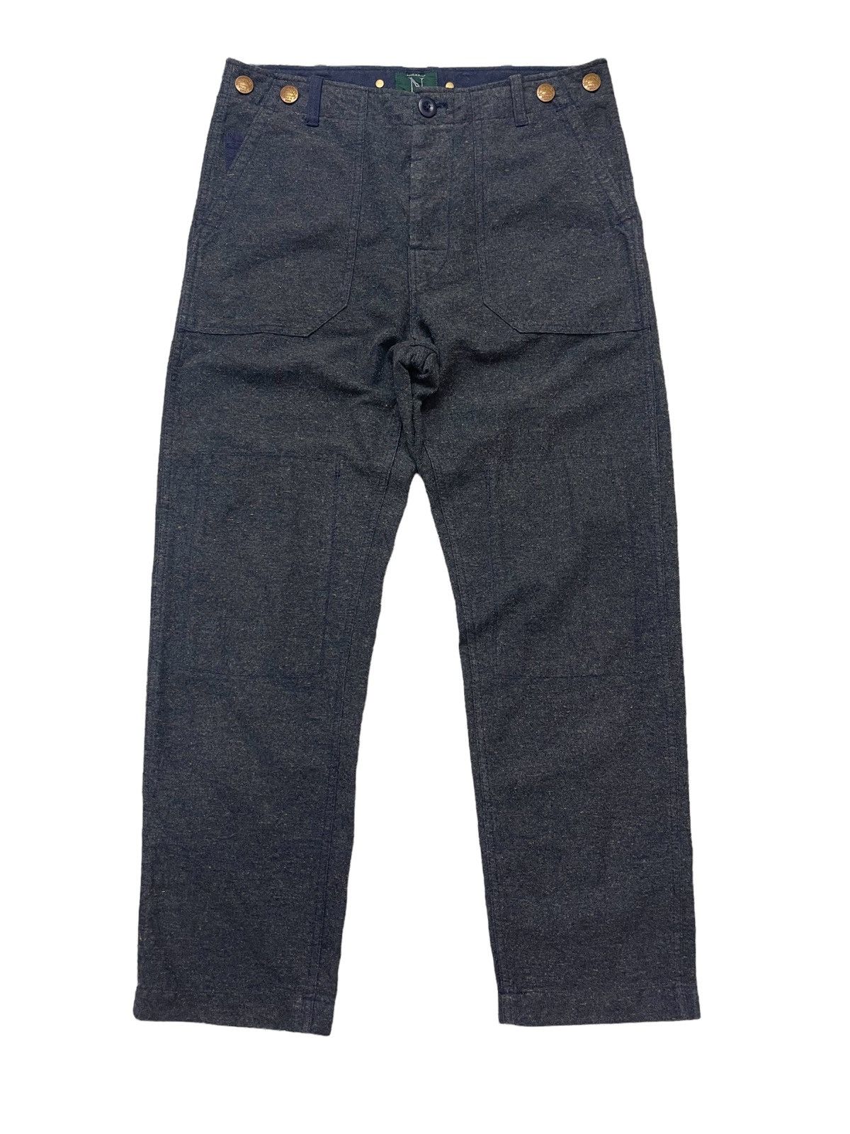 Japanese Brand RNA Double Knee Workwear Baker Pants Size US 34 / EU 50 - 1 Thumbnail