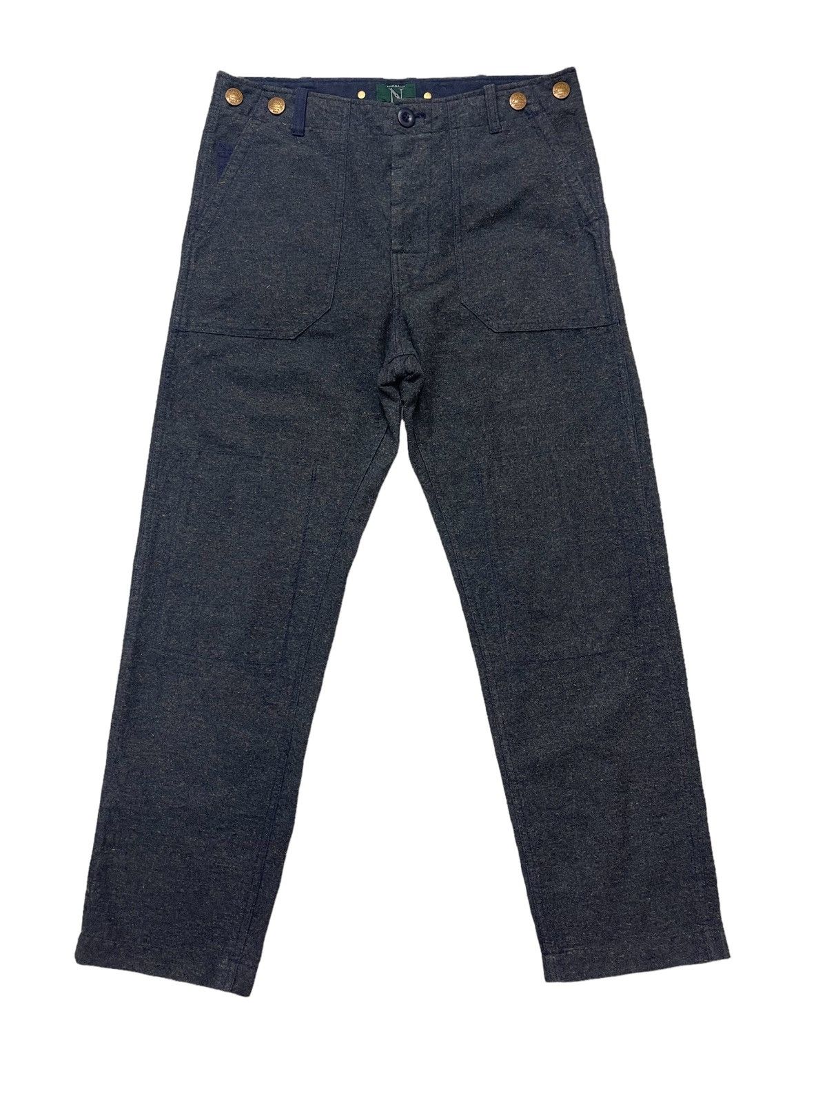Japanese Brand RNA Double Knee Workwear Baker Pants Size US 34 / EU 50 - 10 Thumbnail