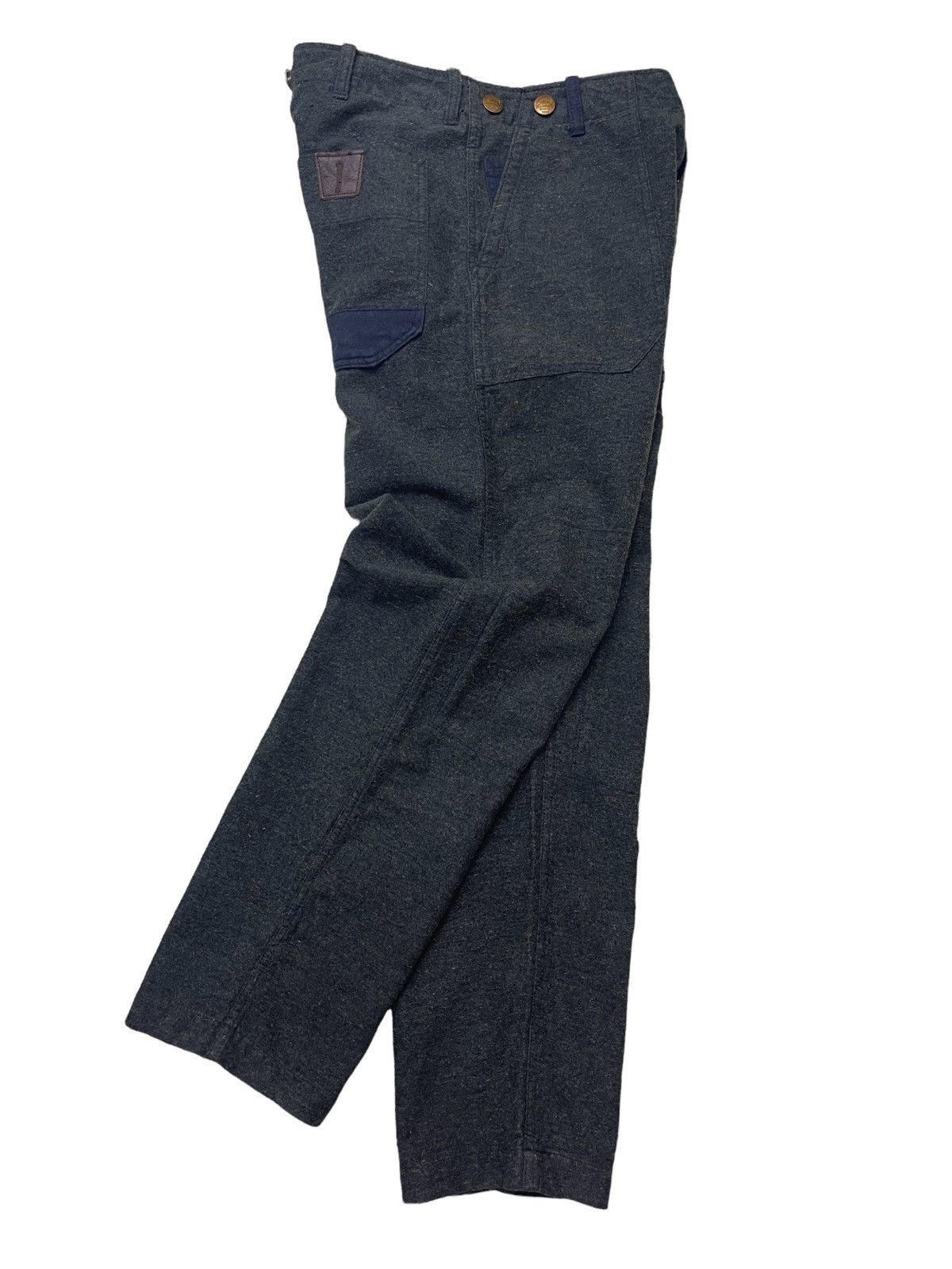Japanese Brand RNA Double Knee Workwear Baker Pants Size US 34 / EU 50 - 3 Thumbnail