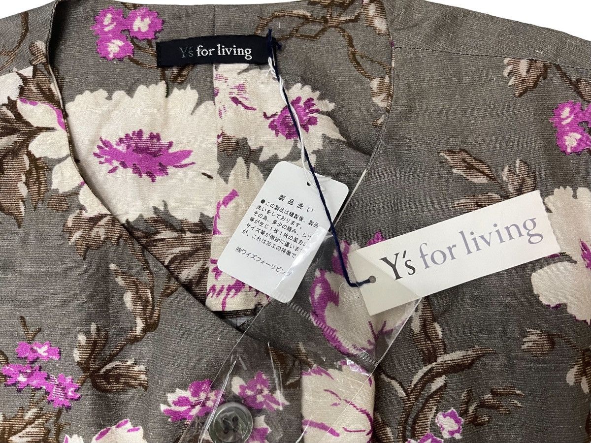Yohji Yamamoto NWT!!! Ys For Living Floral Rayon Shirt Size L / US 10 / IT 46 - 5 Thumbnail