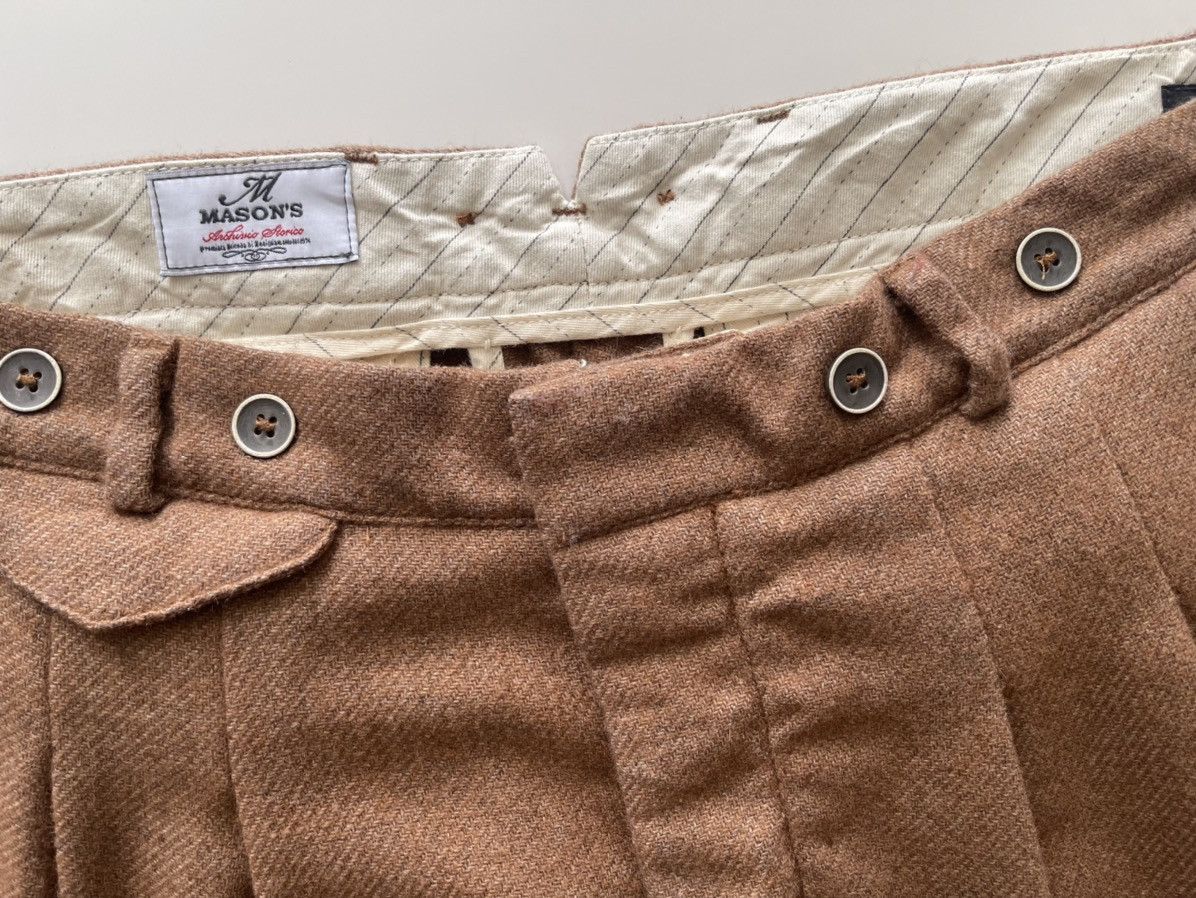 Mason's Masons Garments Archivio Storico Wool Trousers Size US 34 / EU 50 - 7 Thumbnail