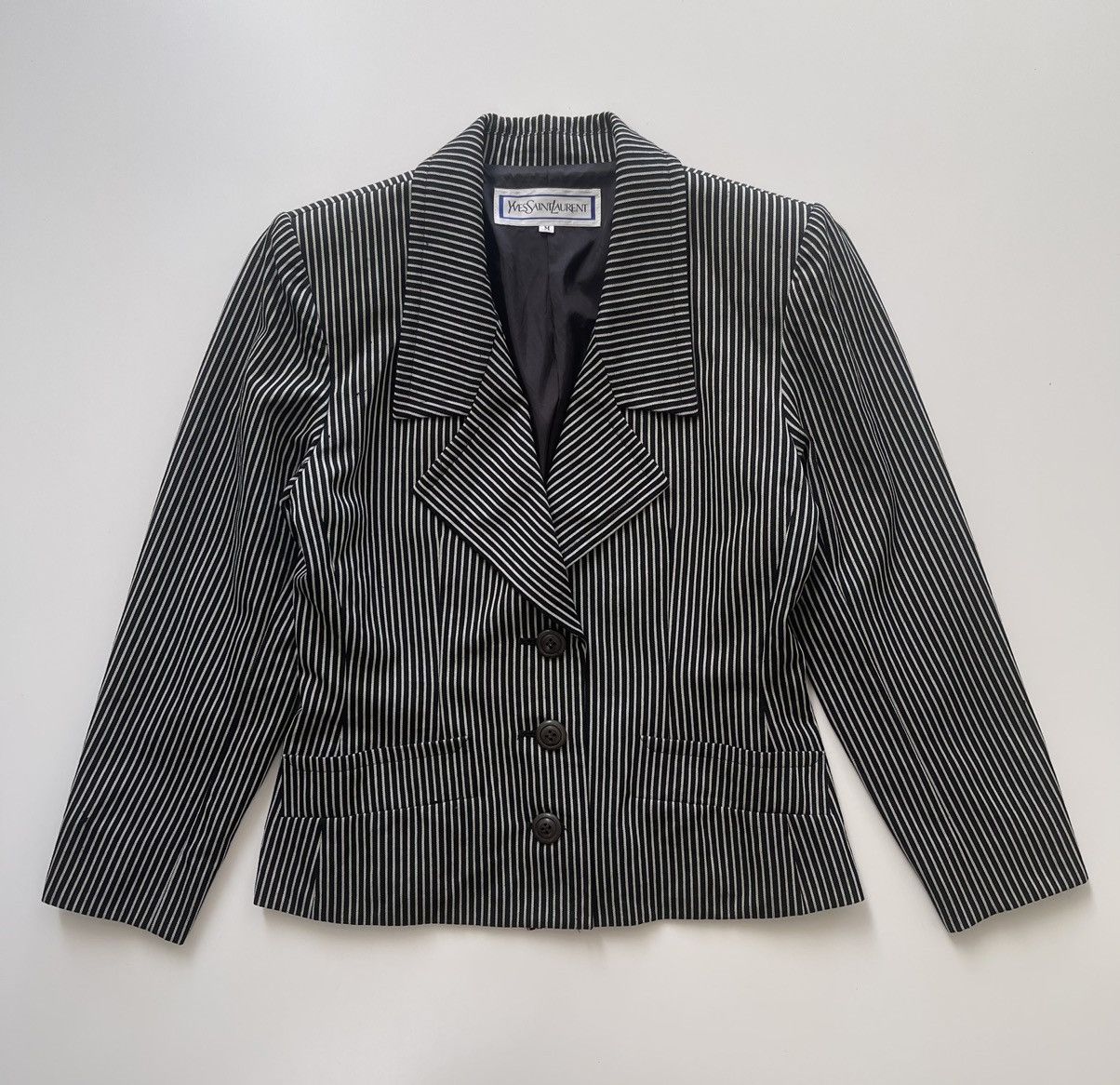Yves Saint Laurent YSL Cropped Jacket Size M / US 6-8 / IT 42-44 - 2 Thumbnail