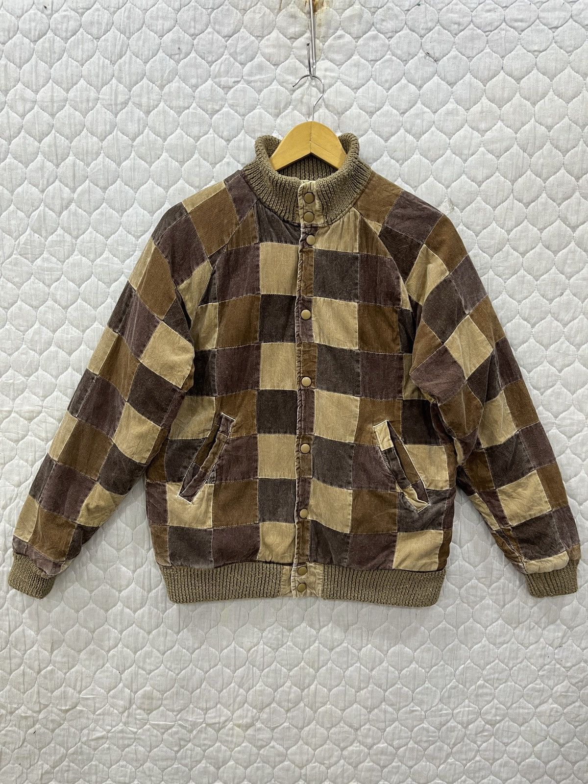 image of (Xx). Lucky Store Patchwork Kapital Style Jacket, Men's (Size Medium)