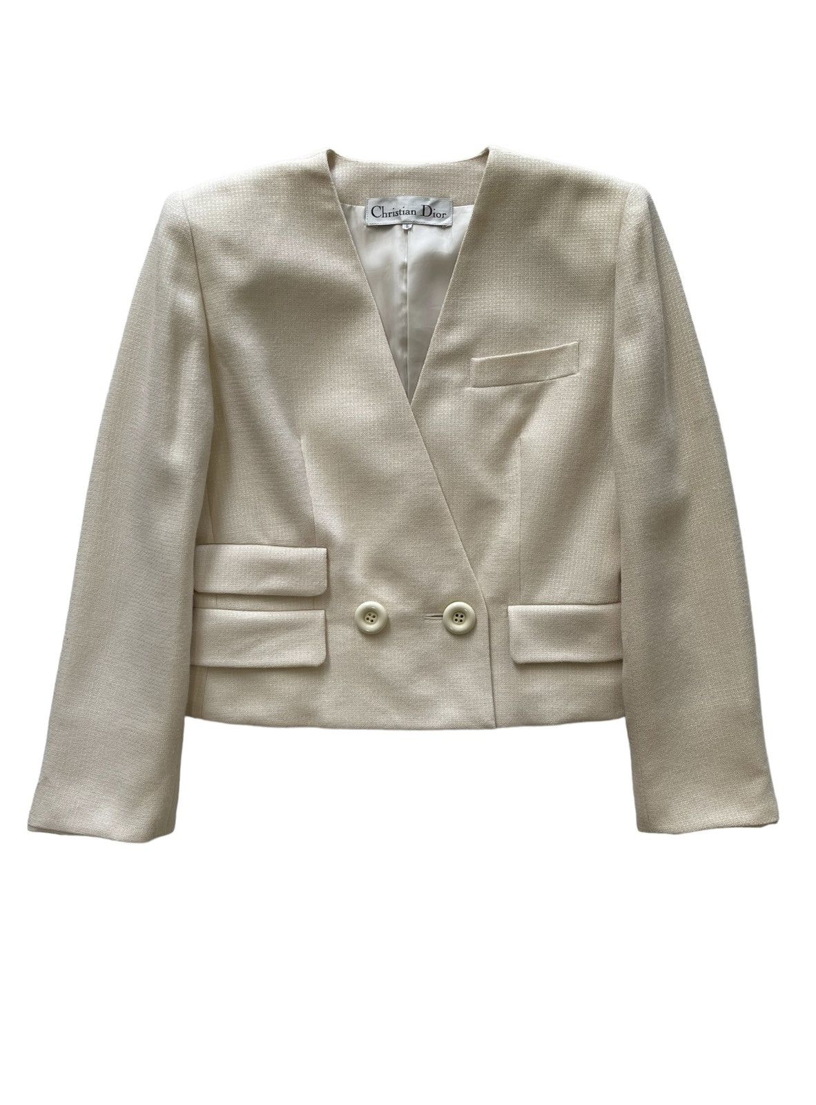 Christian Dior Monsieur Christian Dior Cropped Jacket Size L / US 10 / IT 46 - 1 Thumbnail