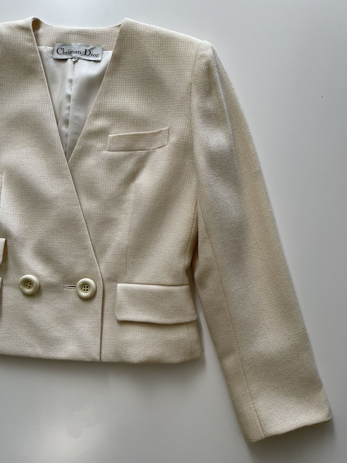 Christian Dior Monsieur Christian Dior Cropped Jacket Size L / US 10 / IT 46 - 7 Thumbnail