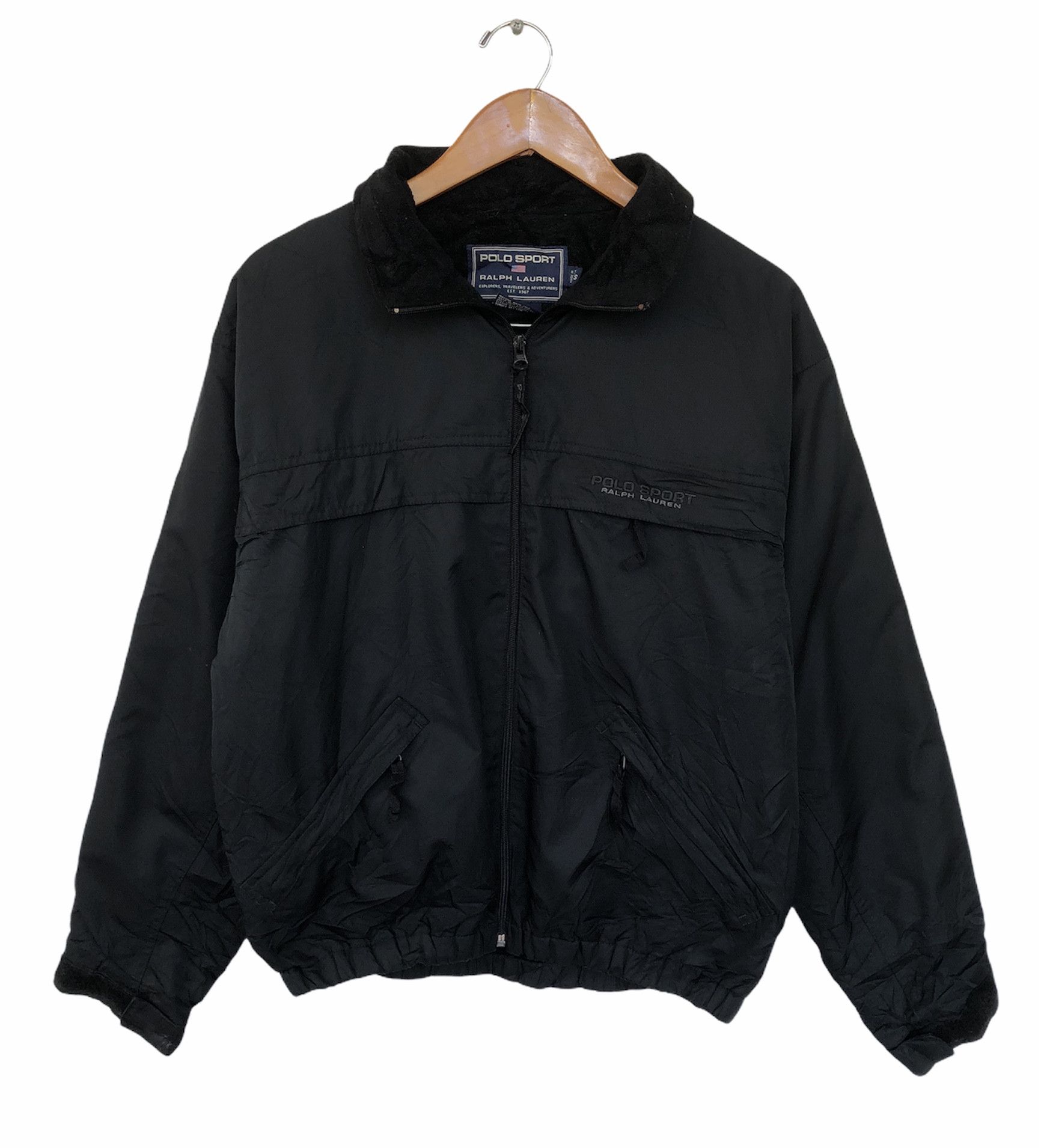 Polo Ralph Lauren VINTAGE 90’S POLO SPORT FLEECE LINING POLYESTER JACKET Size US S / EU 44-46 / 1 - 1 Thumbnail