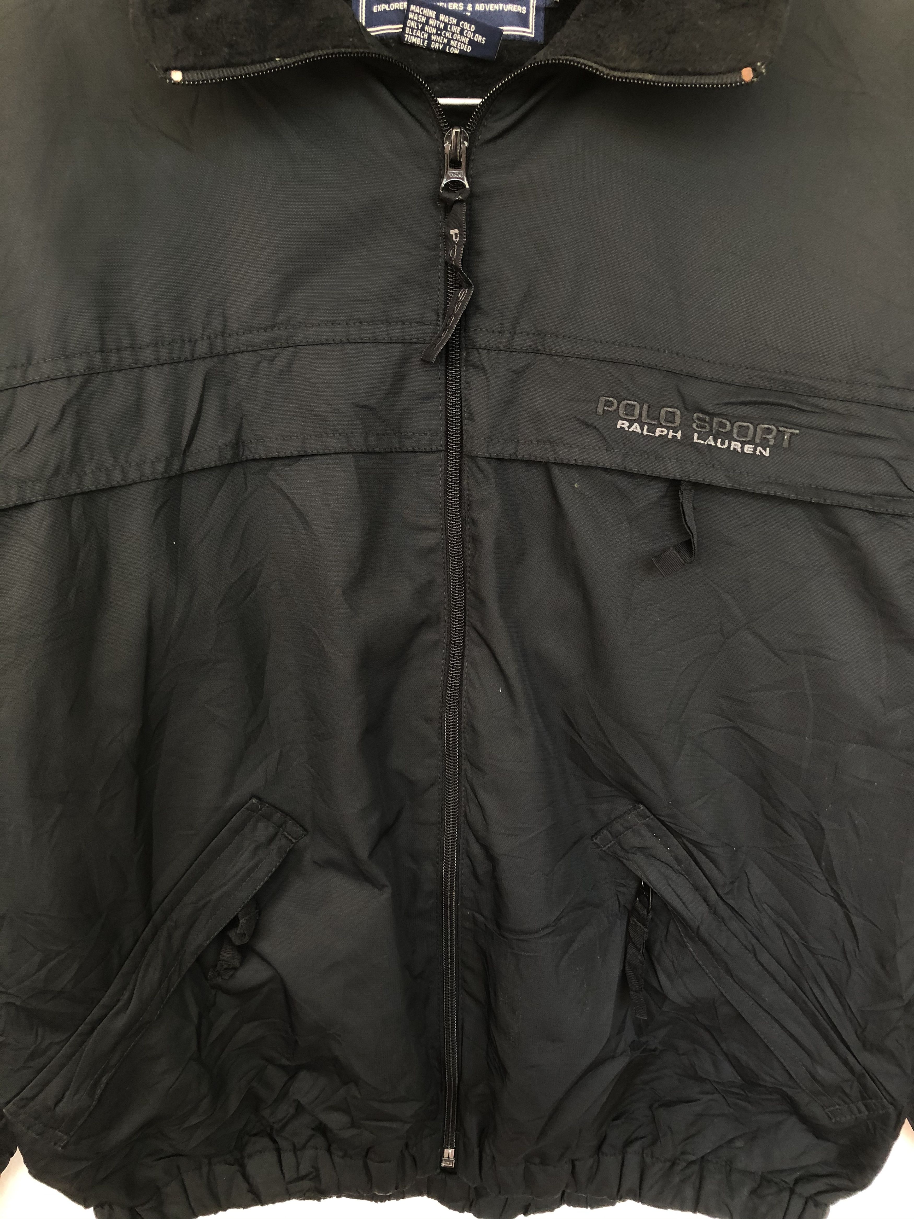 Polo Ralph Lauren VINTAGE 90’S POLO SPORT FLEECE LINING POLYESTER JACKET Size US S / EU 44-46 / 1 - 3 Thumbnail