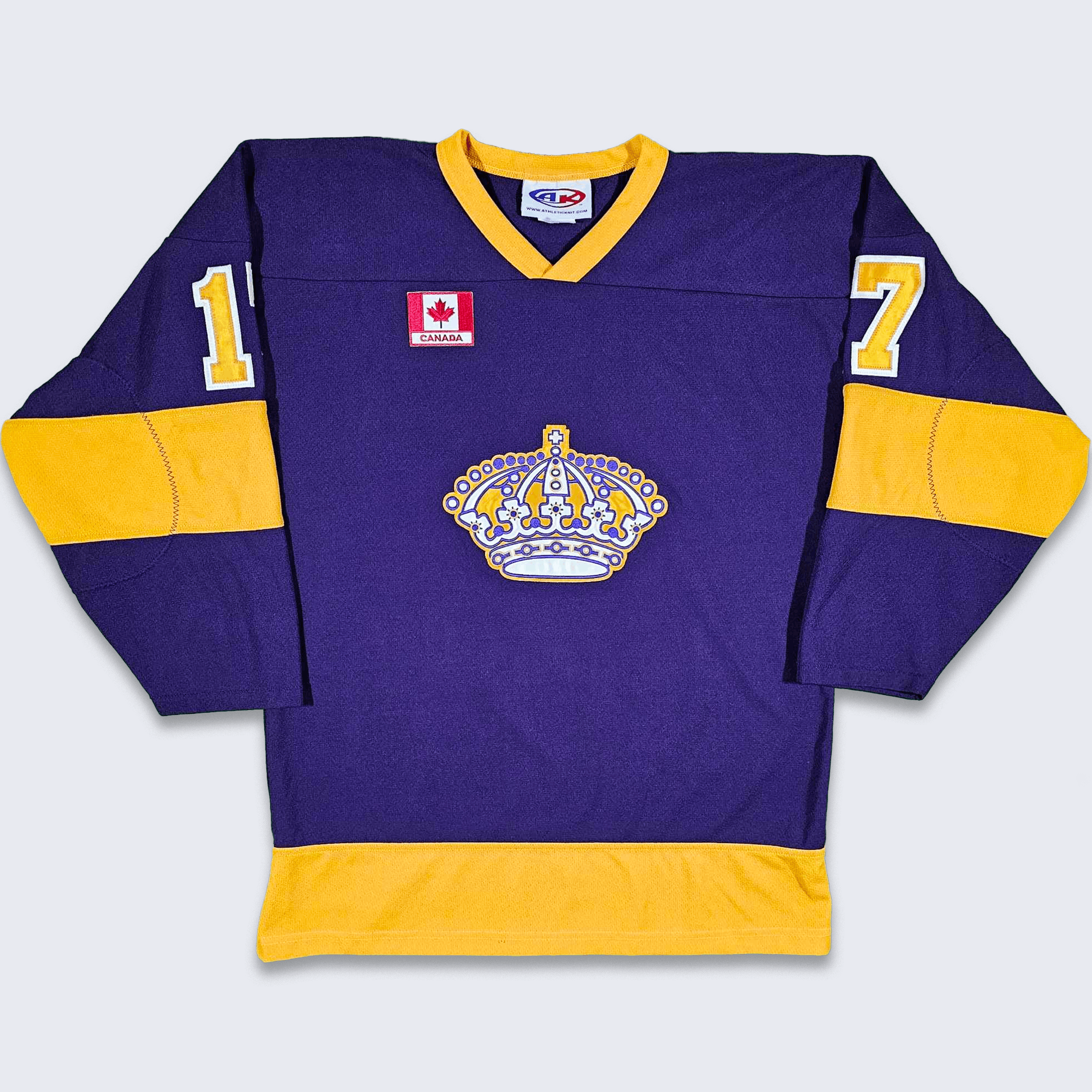 NHL × Vintage Los Angeles Kings Vintage Athletic Knit Hockey Jersey Size US M / EU 48-50 / 2 - 1 Thumbnail