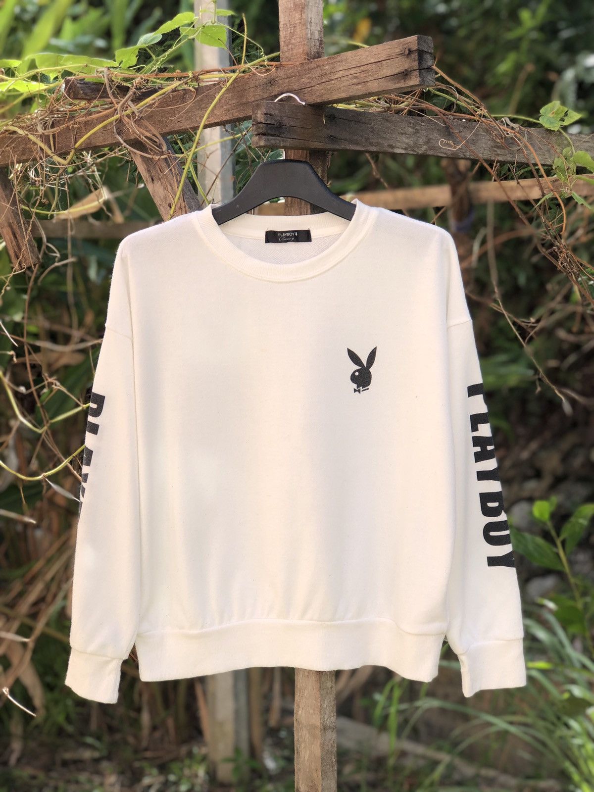 Playboy Playboy Sweatshirt Big Spellout Crewneck Size US L / EU 52-54 / 3 - 1 Thumbnail