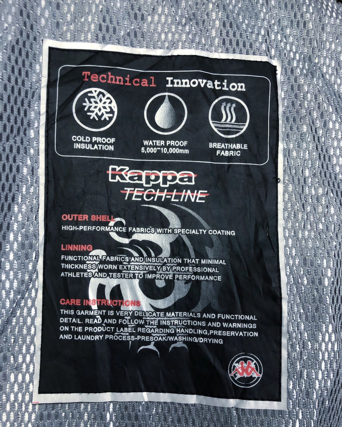 Kappa Rare Vintage Kappa Tech Line Waterproof Jacket Size US S / EU 44-46 / 1 - 10 Thumbnail