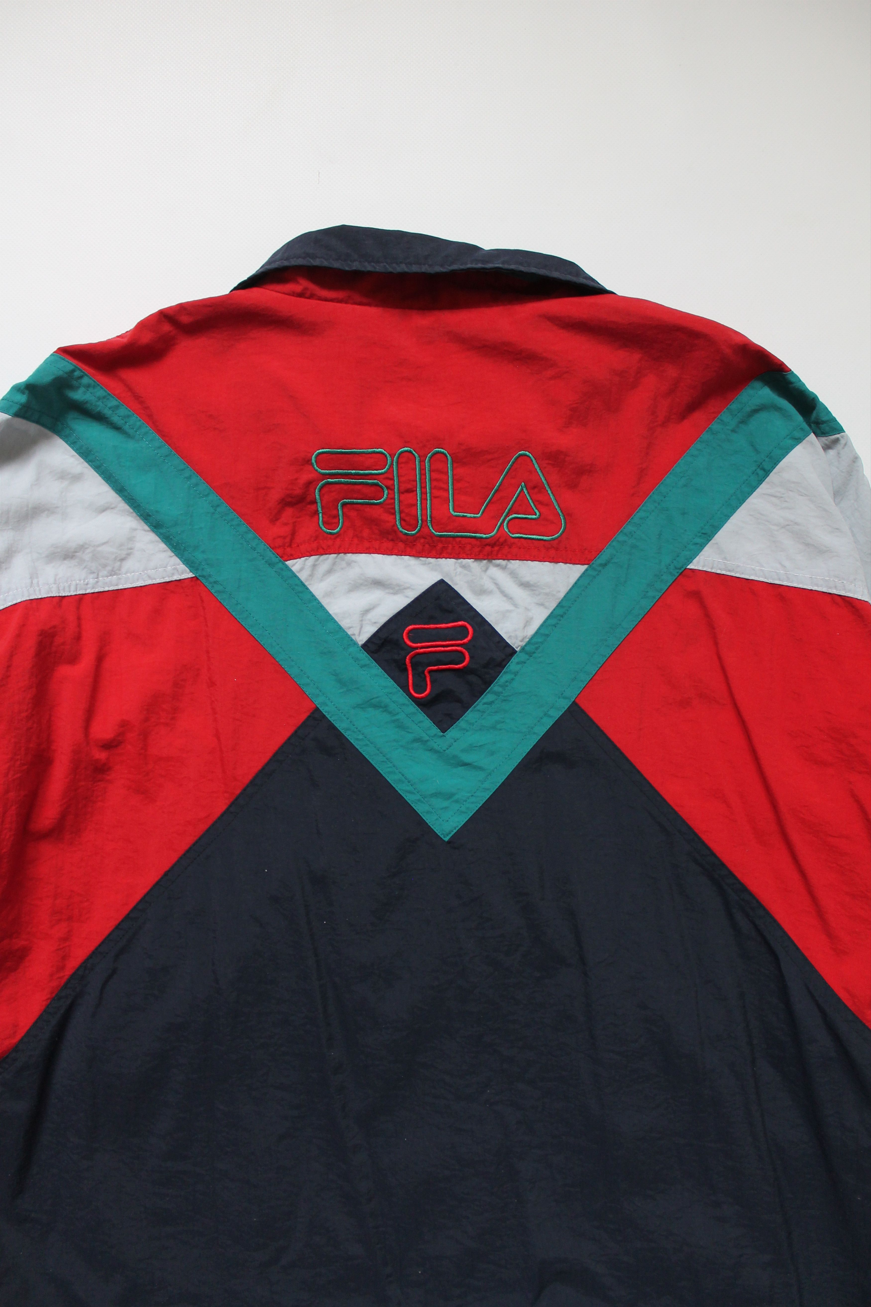Fila 90s FILA VINTAGE Light Jacket Windbreaker Nylon Size US XXL / EU 58 / 5 - 7 Thumbnail