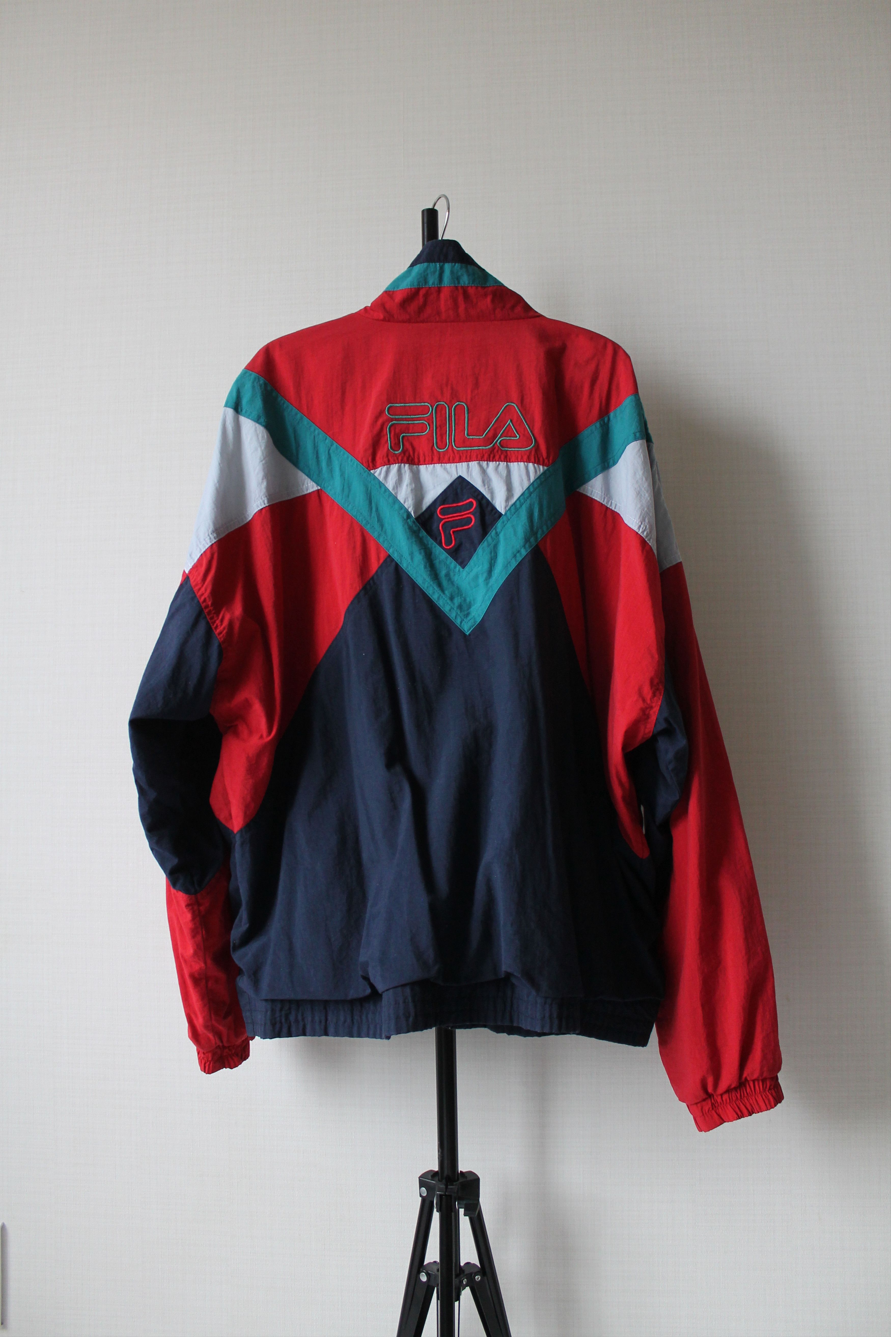 Fila 90s FILA VINTAGE Light Jacket Windbreaker Nylon Size US XXL / EU 58 / 5 - 10 Thumbnail