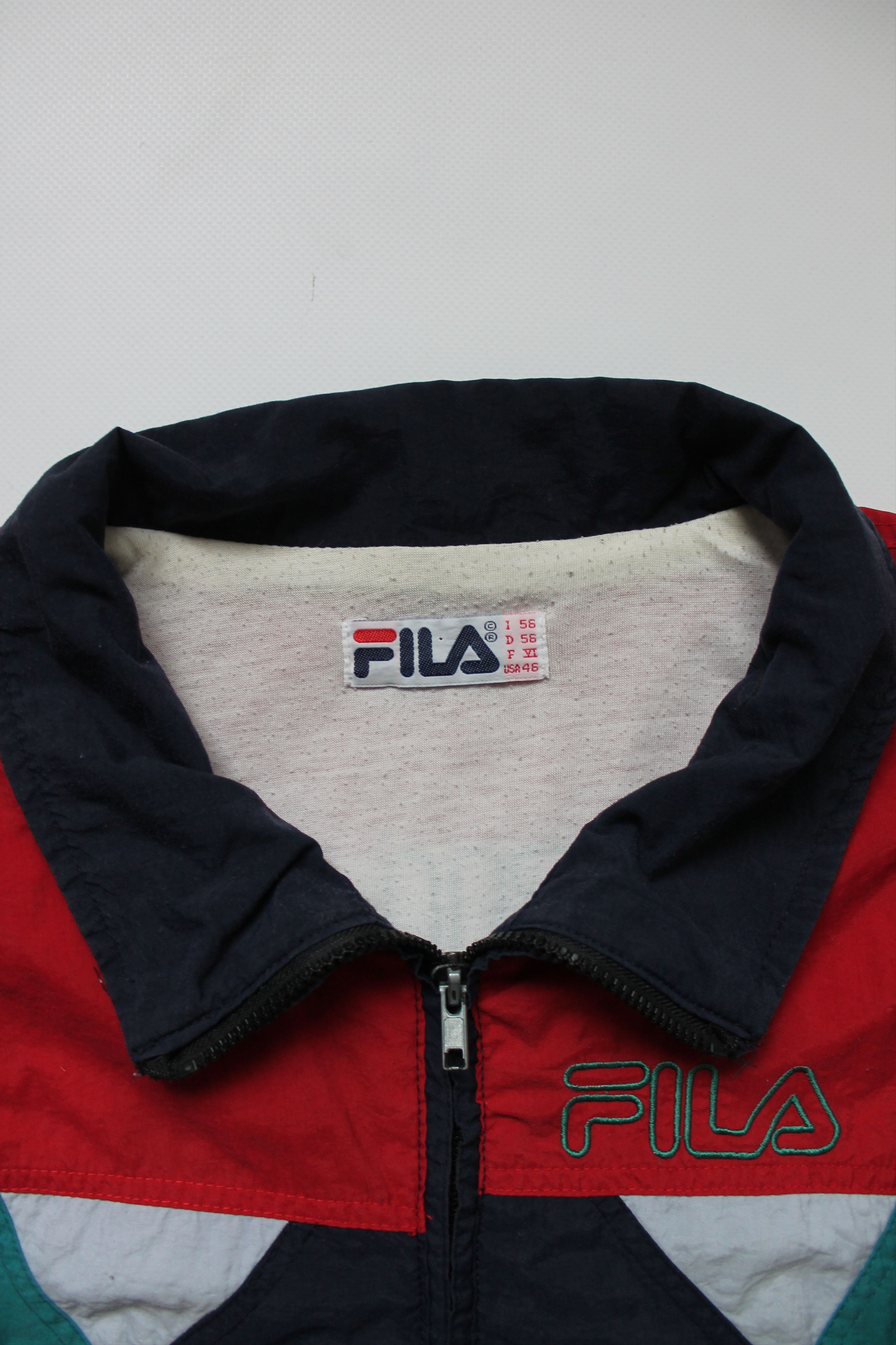 Fila 90s FILA VINTAGE Light Jacket Windbreaker Nylon Size US XXL / EU 58 / 5 - 5 Thumbnail