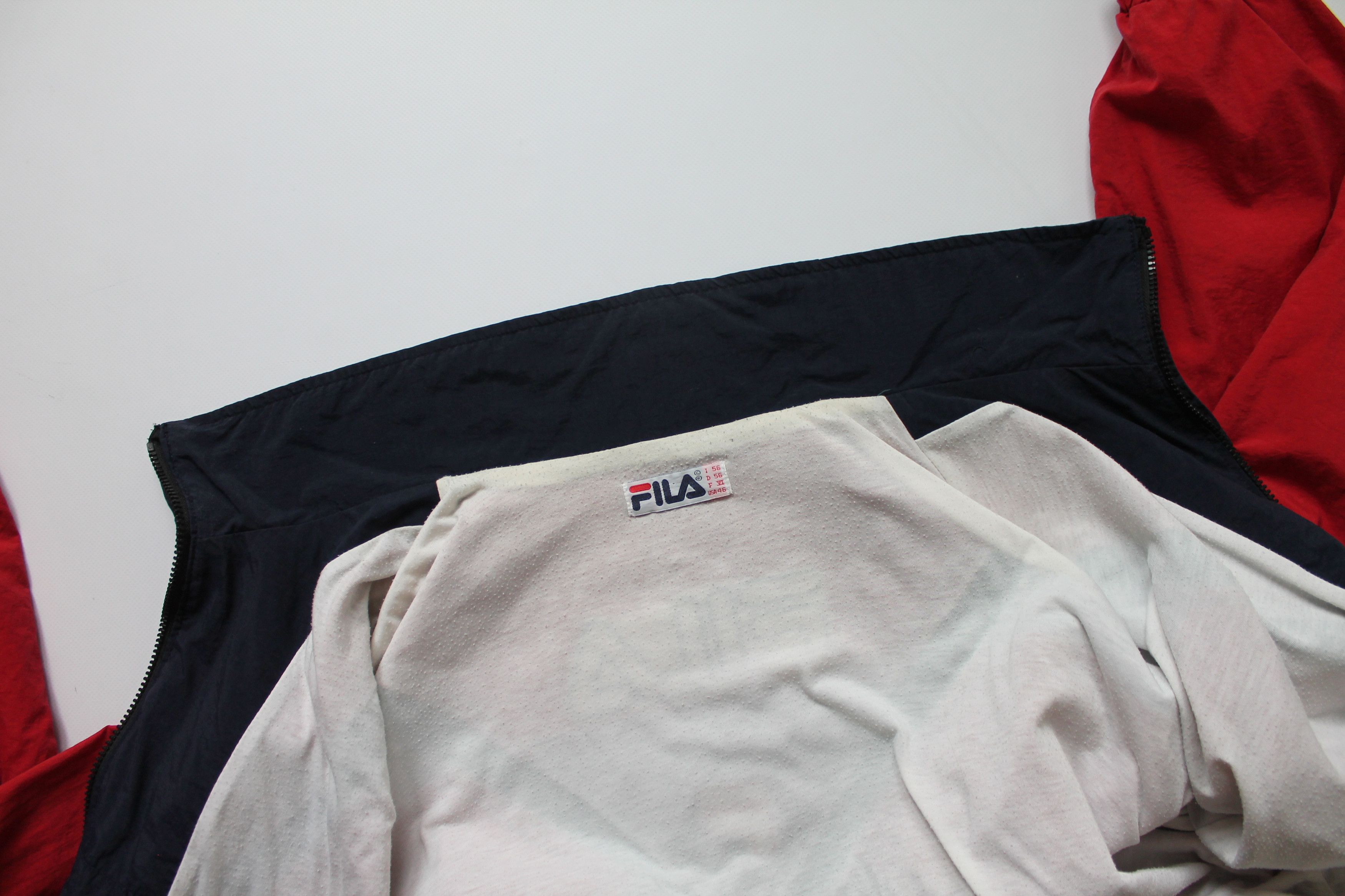 Fila 90s FILA VINTAGE Light Jacket Windbreaker Nylon Size US XXL / EU 58 / 5 - 9 Thumbnail