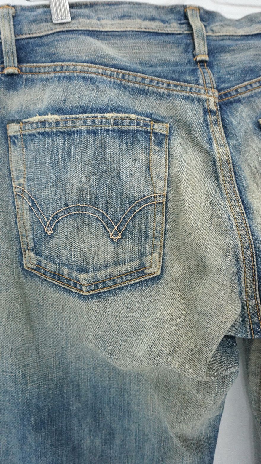 Edwin Rare! EDWIN 504 Rebel Vintage Rusted Aging Jeans Size US 30 / EU 46 - 11 Thumbnail