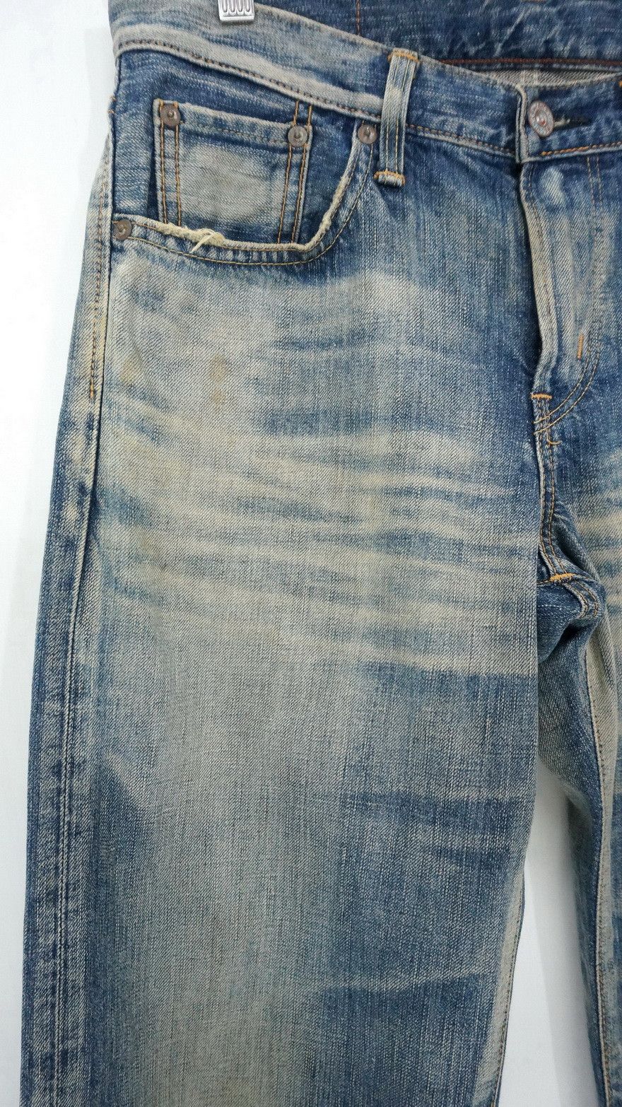 Edwin Rare! EDWIN 504 Rebel Vintage Rusted Aging Jeans Size US 30 / EU 46 - 6 Thumbnail