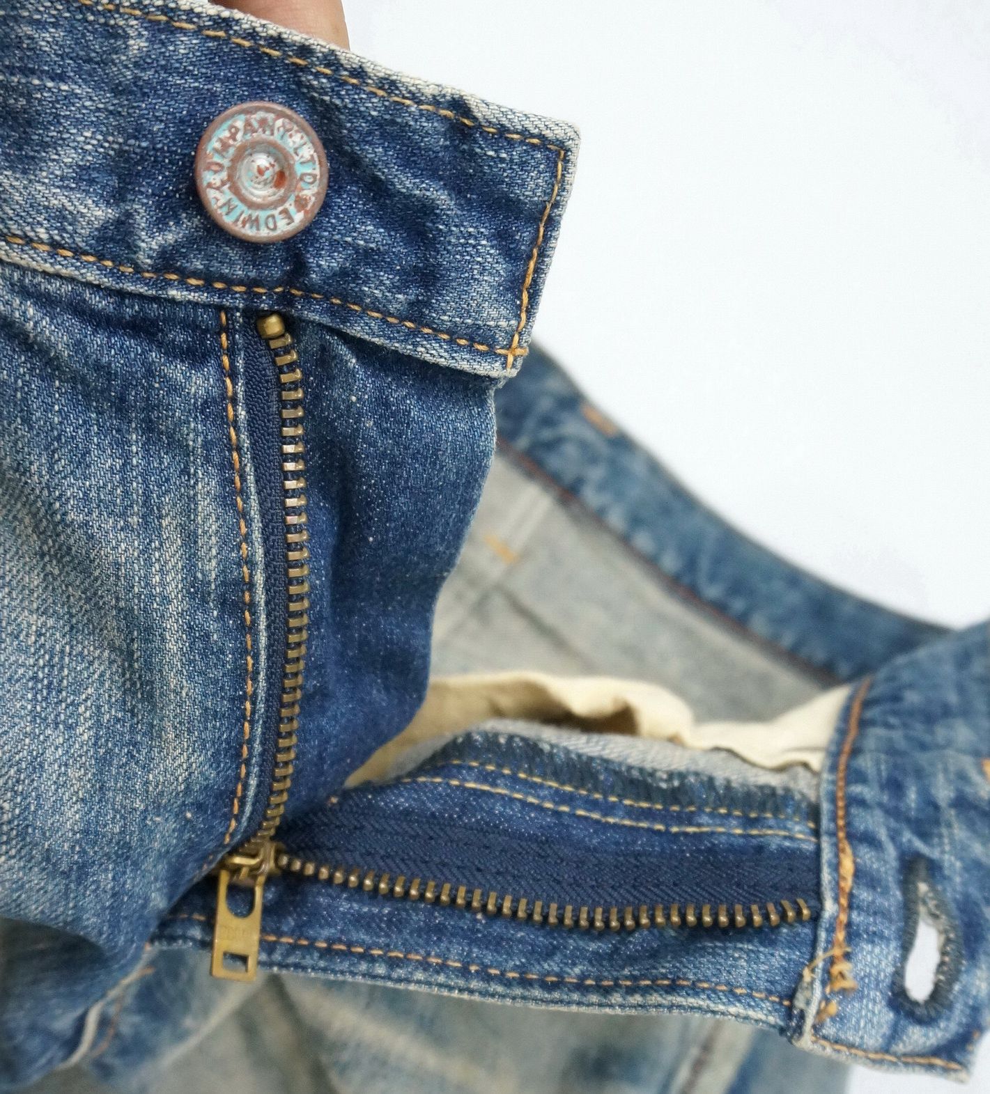 Edwin Rare! EDWIN 504 Rebel Vintage Rusted Aging Jeans Size US 30 / EU 46 - 5 Thumbnail