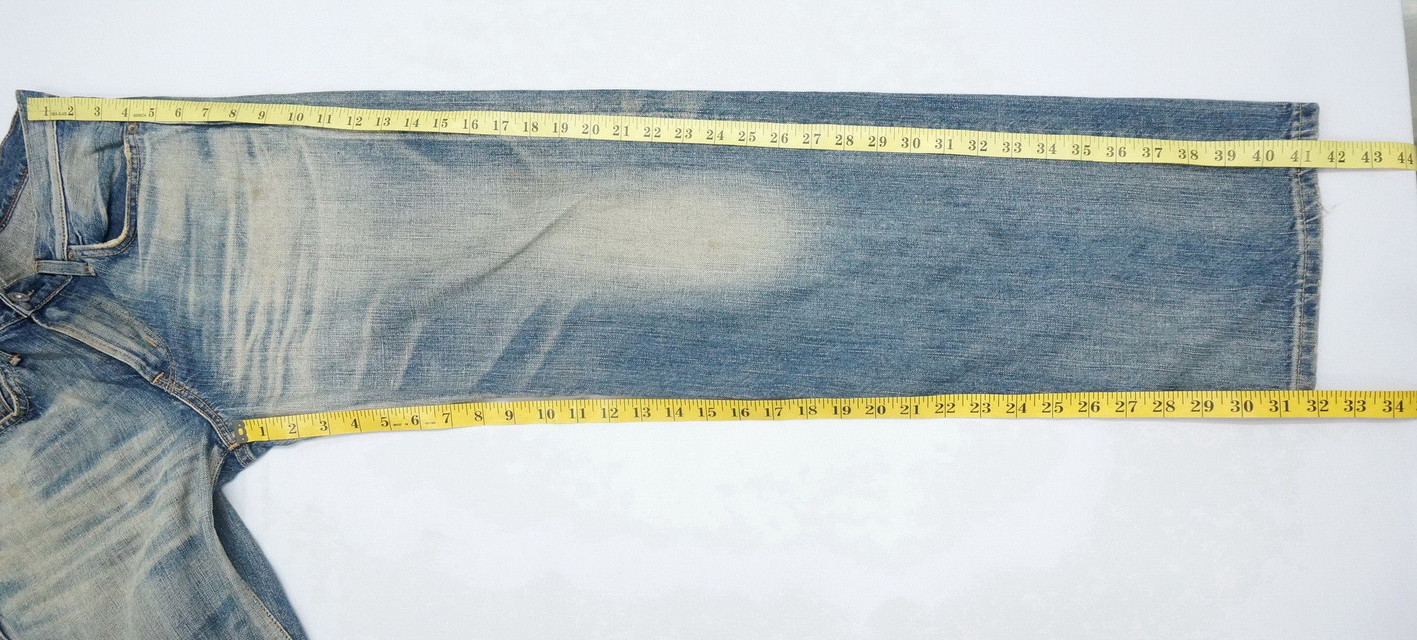 Edwin Rare! EDWIN 504 Rebel Vintage Rusted Aging Jeans Size US 30 / EU 46 - 17 Thumbnail